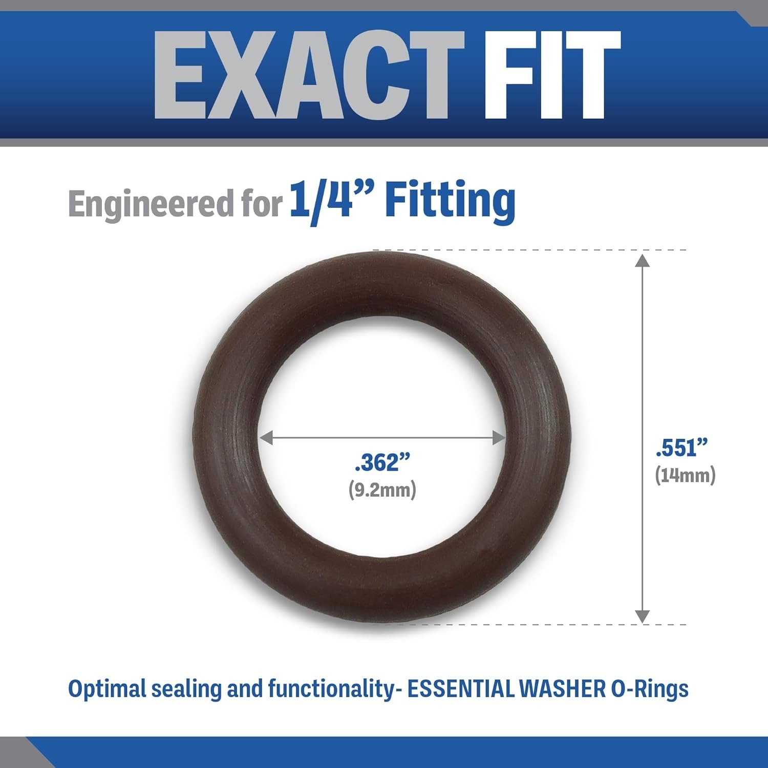 High-Quality 1/4” Pressure Washer O Rings | 10 Pack for Ultimate Durability