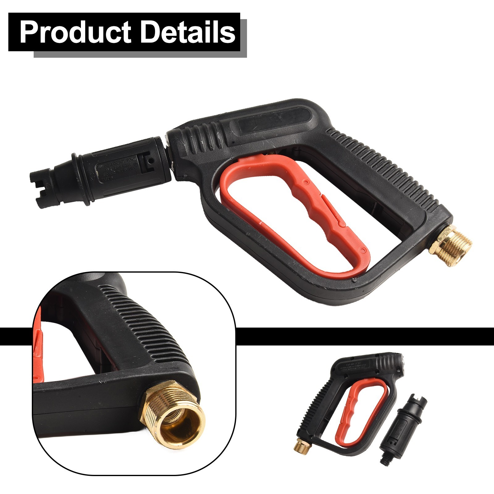Powerful Pressure Washer with Adjustable Nozzle for Home and Garden Cleaning