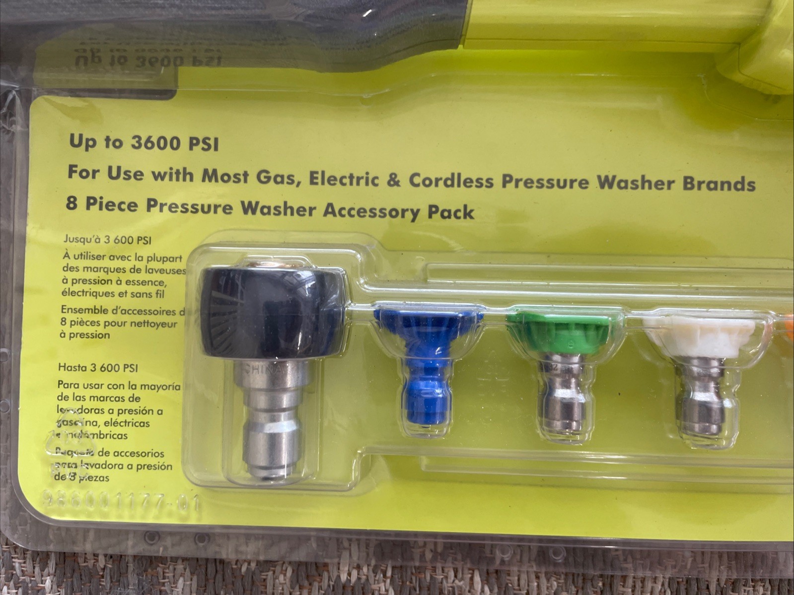 Pressure Washer Trigger Handle Kit w Quick Connect Adaptors, Nozzles, Wand Ryobi