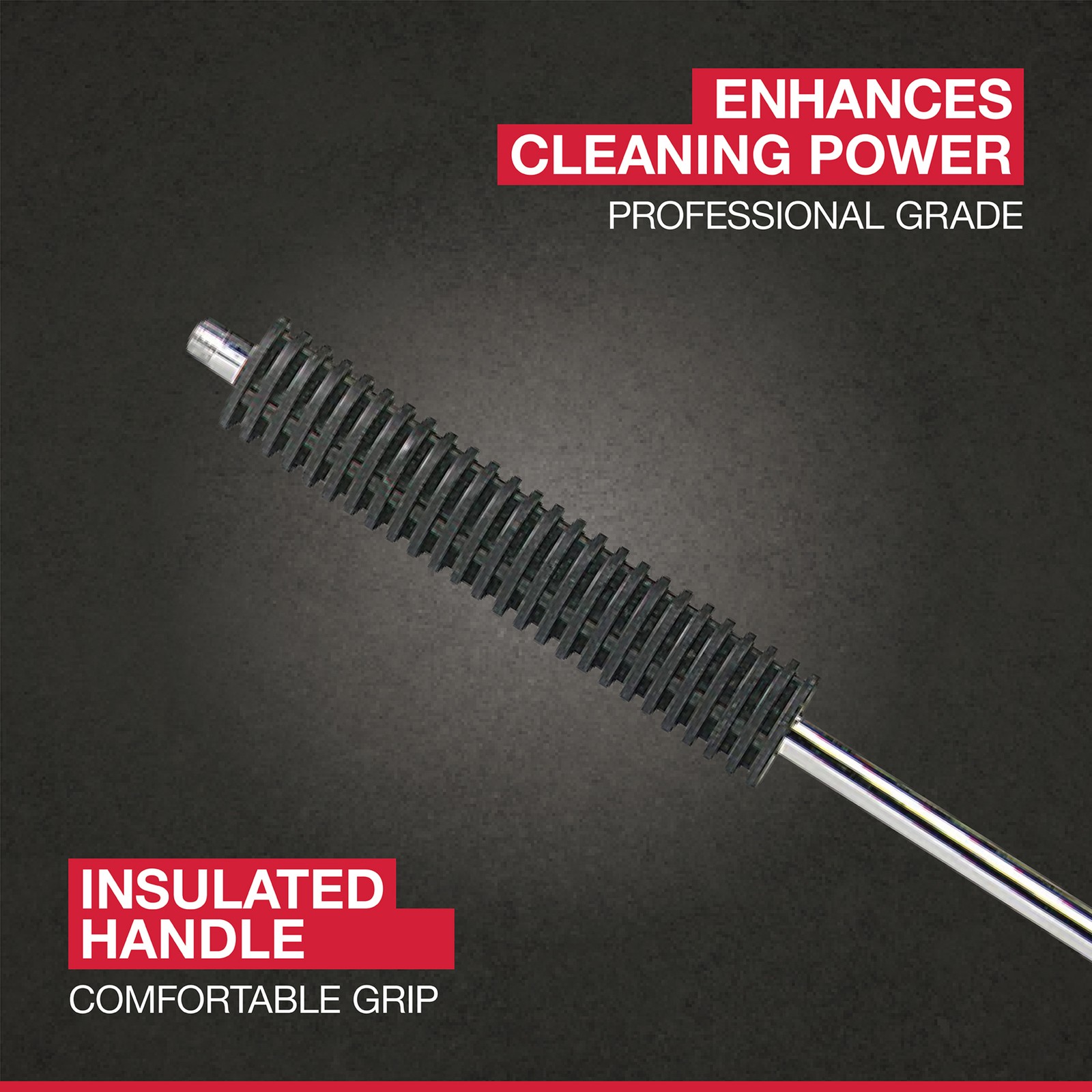 NorthStar Chrome-Plated Insulated Steel Pressure Washer Lance, 4000 PSI, 12.5
