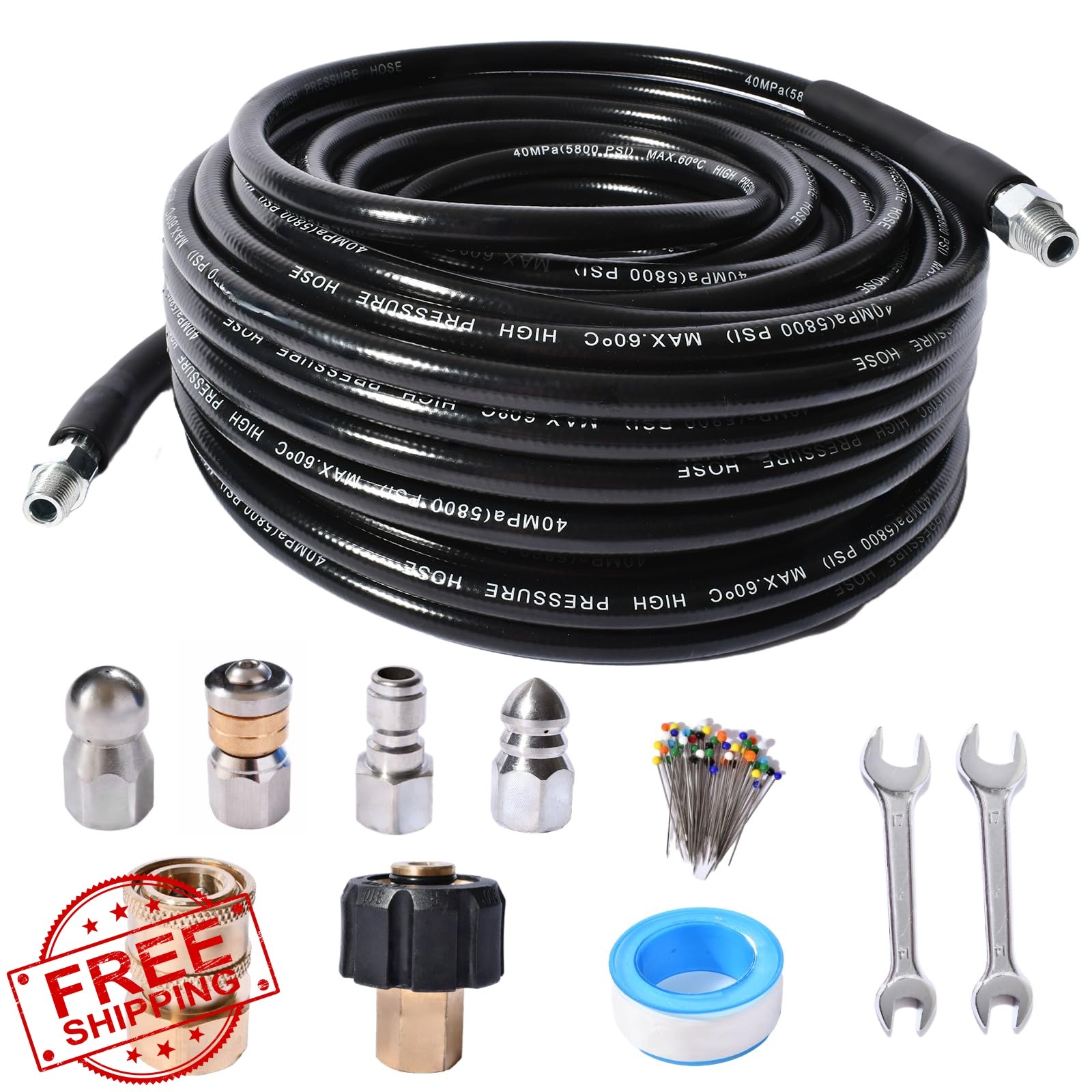 CCLANCY sewer jetter kit 150ft