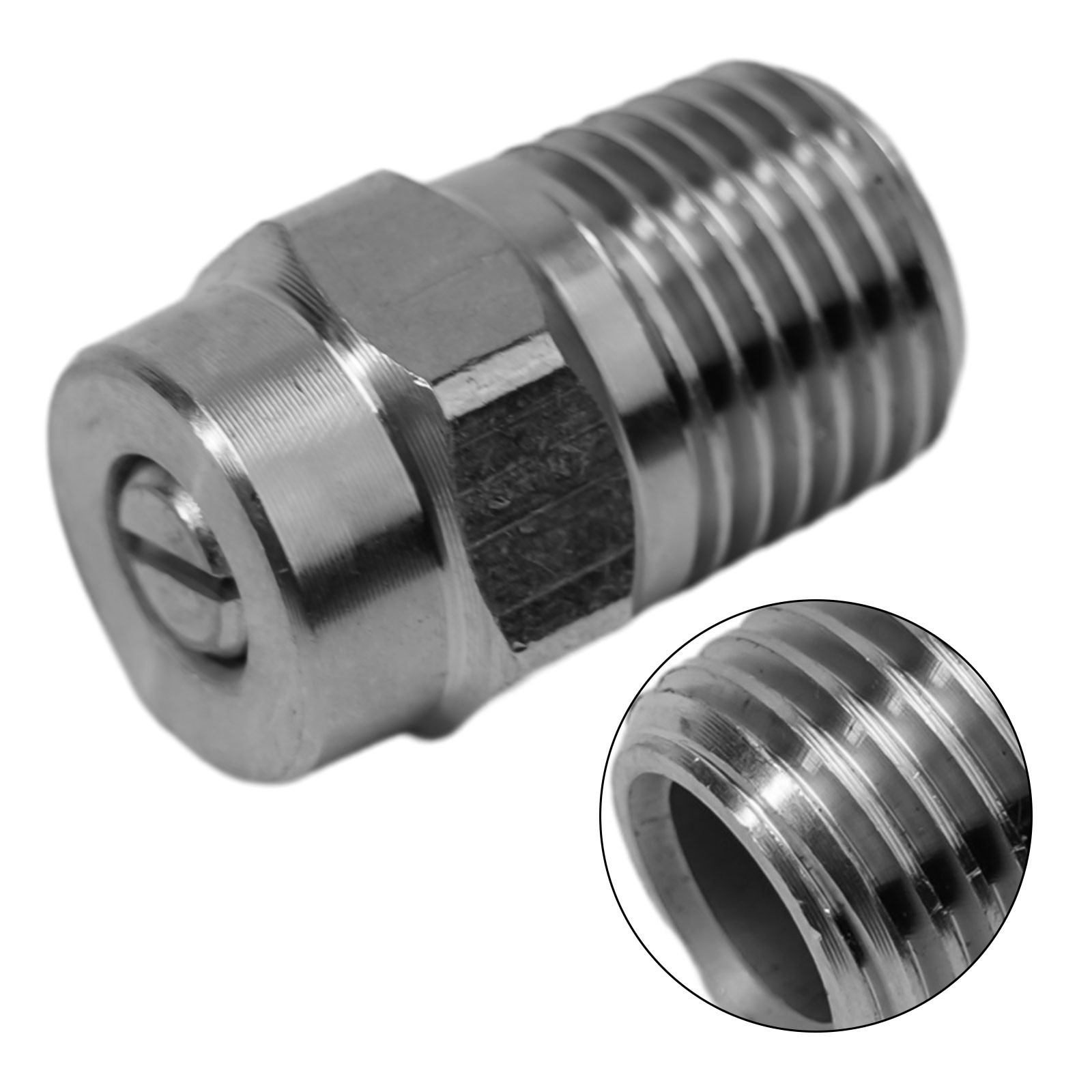 Long Lasting Stainless Steel Nozzle Replacements for Surface Cleaner Set of 4