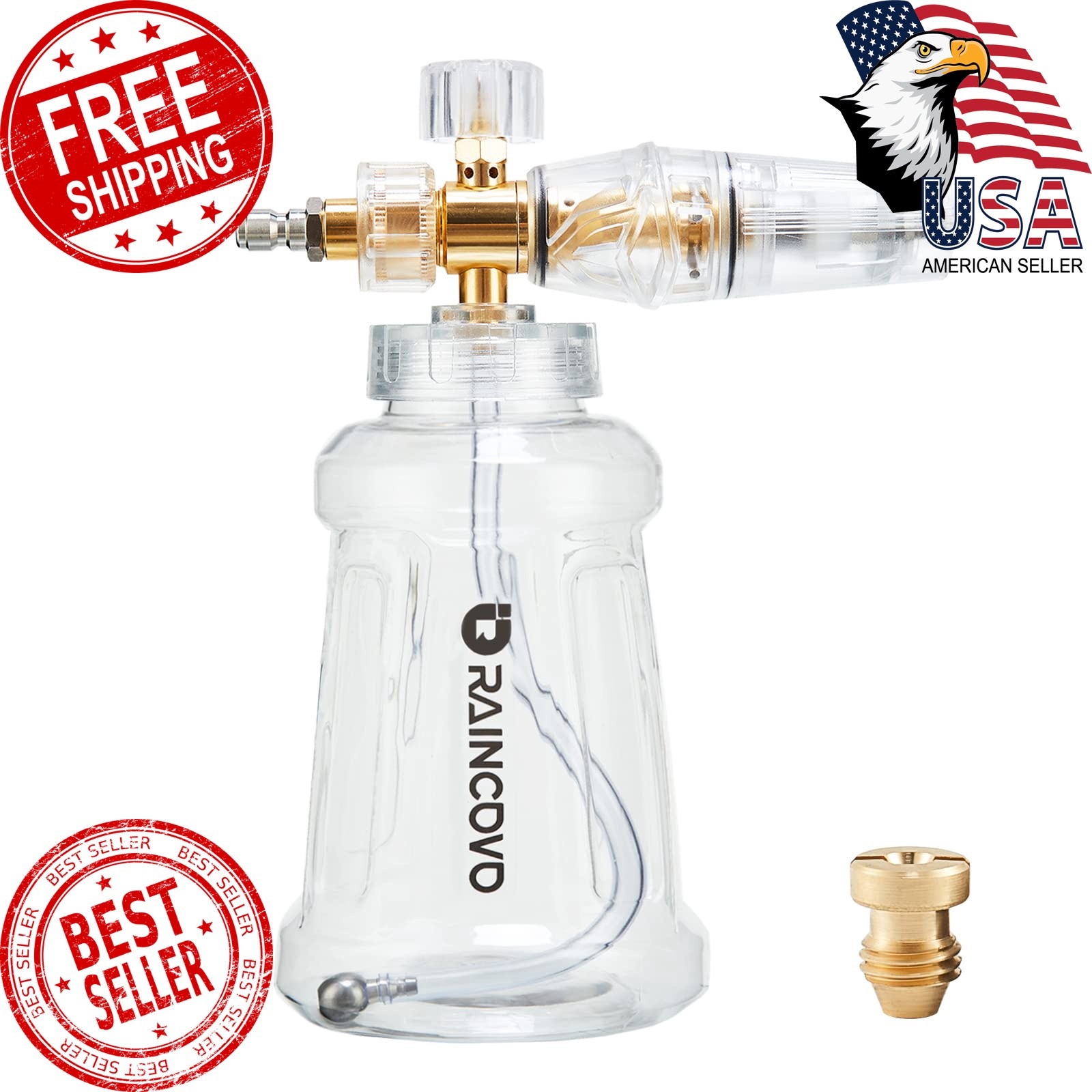 Raincovo Foam Cannon Pressure Washer M22 1/4 Quick Connect