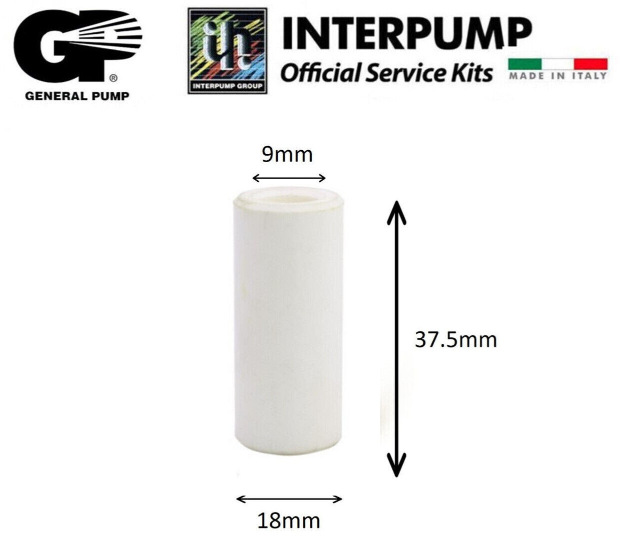 General Pump 44040109 CERAMIC PISTON 18mm for GP Interpump OEM