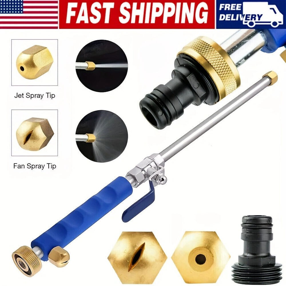 High Pressure Power Washer Water Spray Gun Nozzle Wand Attachment Garden Hose US