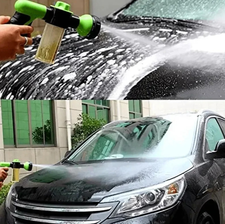 1pc Portable High Pressure Foam Lance Car Washer Sprayer with 3 Nozzles – NEW