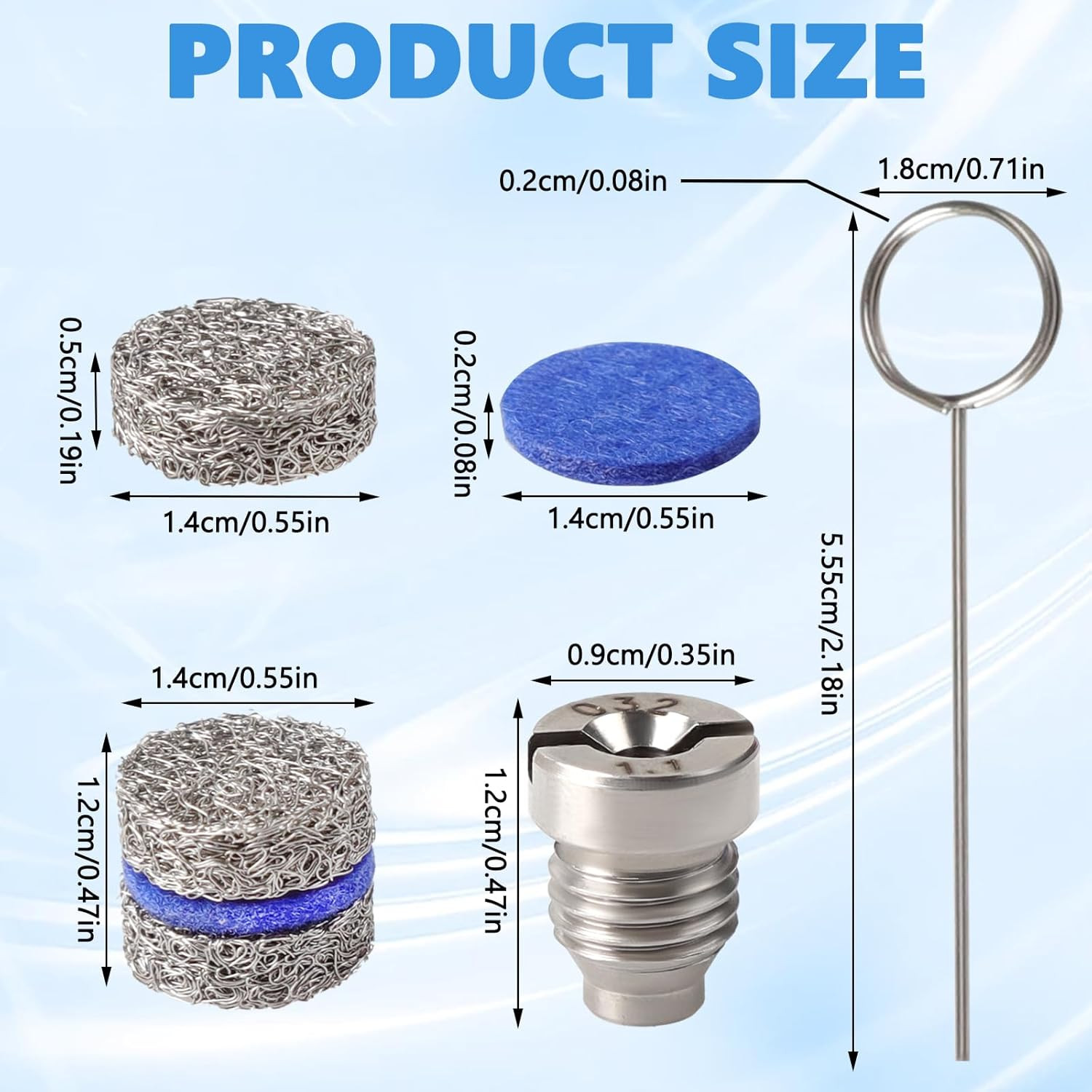 1.1 Orifice Foam Cannon Snow Maker Nozzle Foam Cannon Orifice Orifice for Foam C