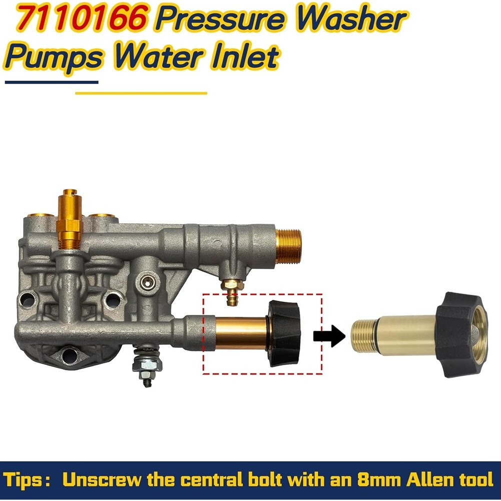 7112362 and 7110166 Inlet Fitting ‘Water for Pump Parts’ Hydropu9972