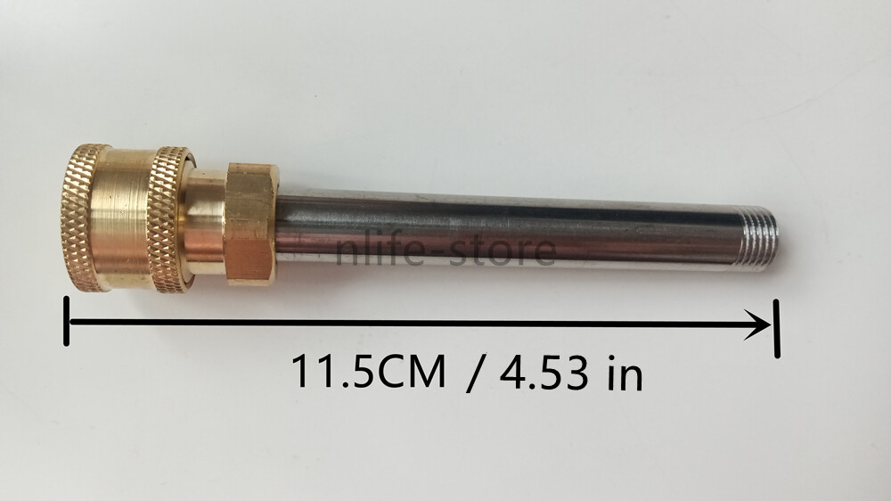 1/4” Quick Fit Pressure Washer Gun Wand Lance Adapter For Karcher LAVOR Nilfisk