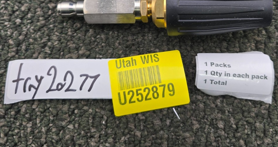 VORTEXX 850TY7: Pressure Washer Spray Nozzle 4 Nozzle Size 4,000PSI 5 GPM Rotary