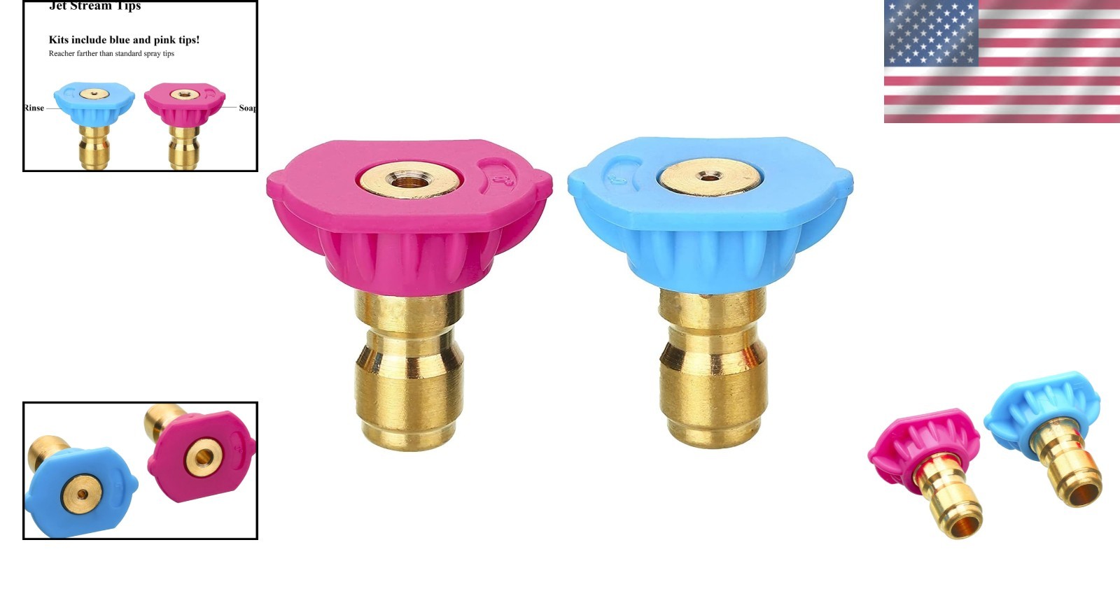 Durable Quick-Connect Nozzle Kit for Pressure Washing – 4000 PSI Excellence