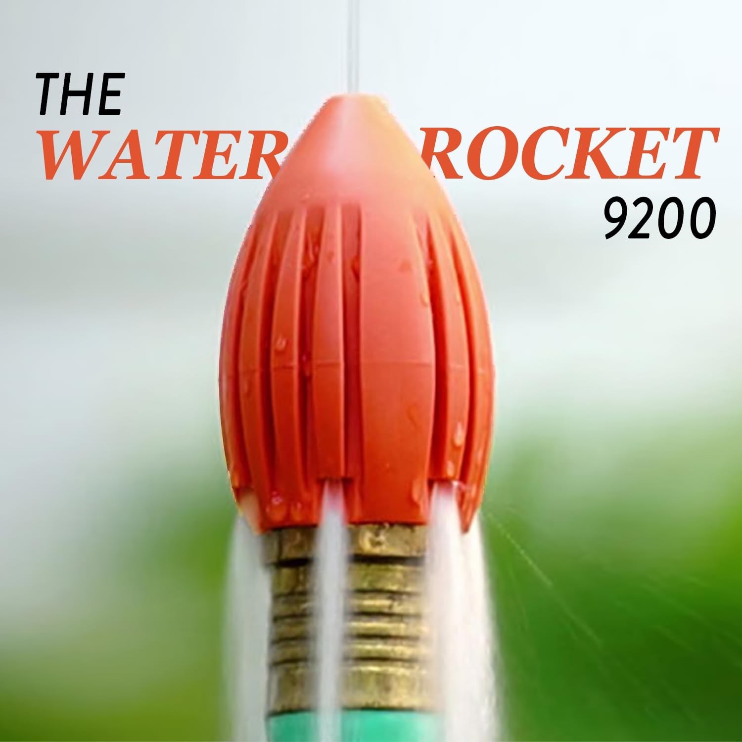 9200, Orange High-Pressure Washer Nozzle, Drain Cleaning Equipment for Gutters,