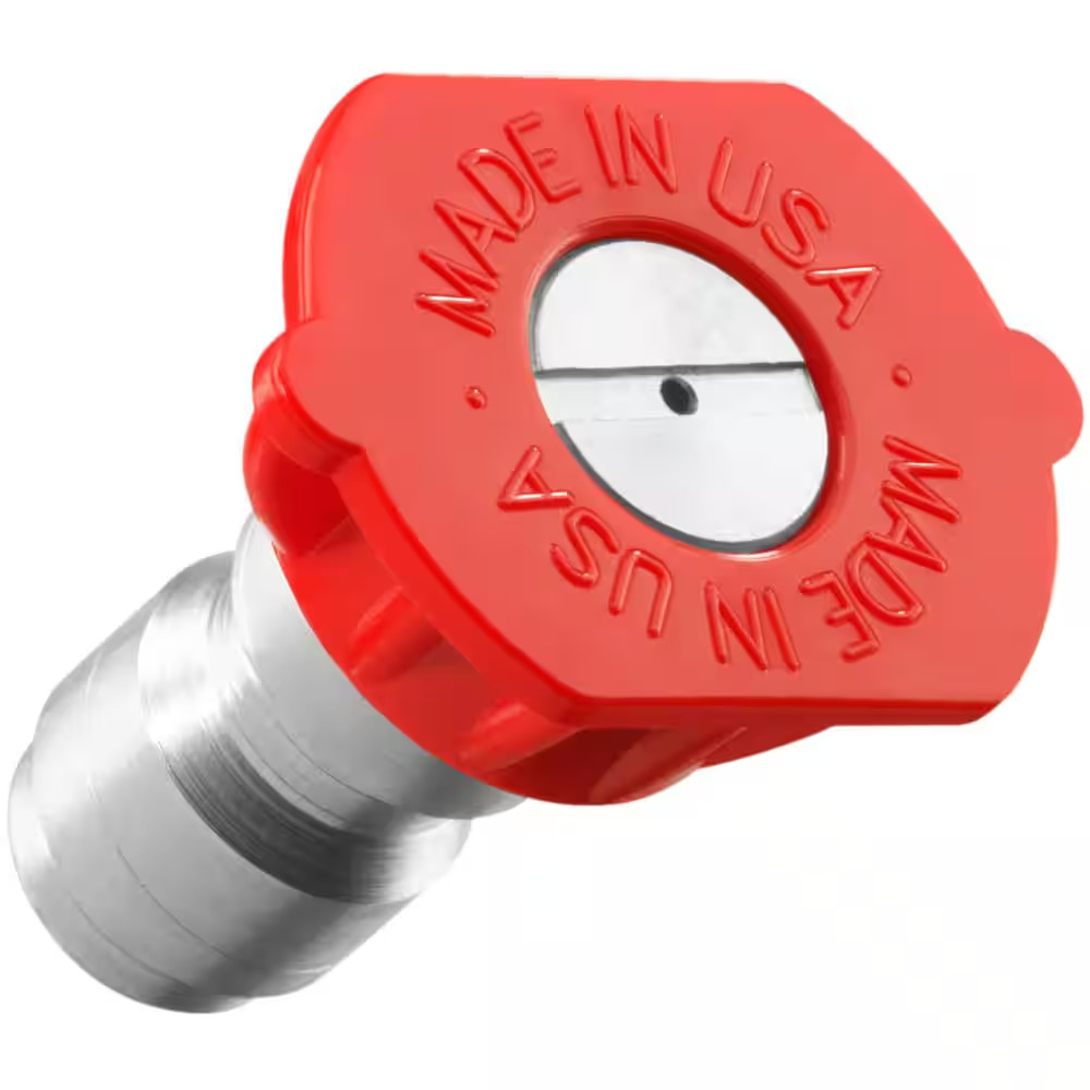 Pressure Washer Nozzle Set Quick Connect 4 Piece 0 15 25 40 Degree Tips 3300 PSI