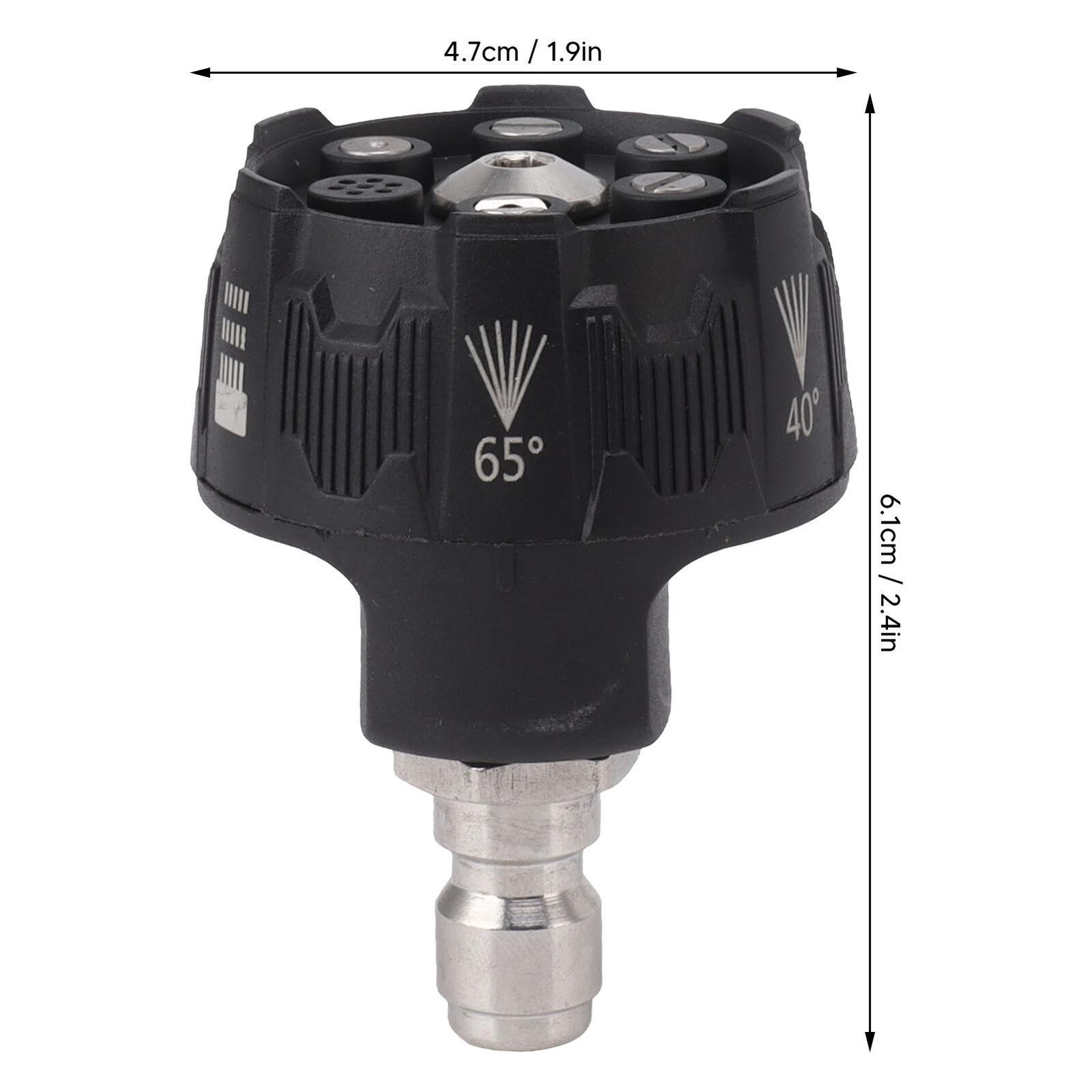6 In 1 Spray Nozzle Pressure Washer Tip Adjustable For Garden Cleaning