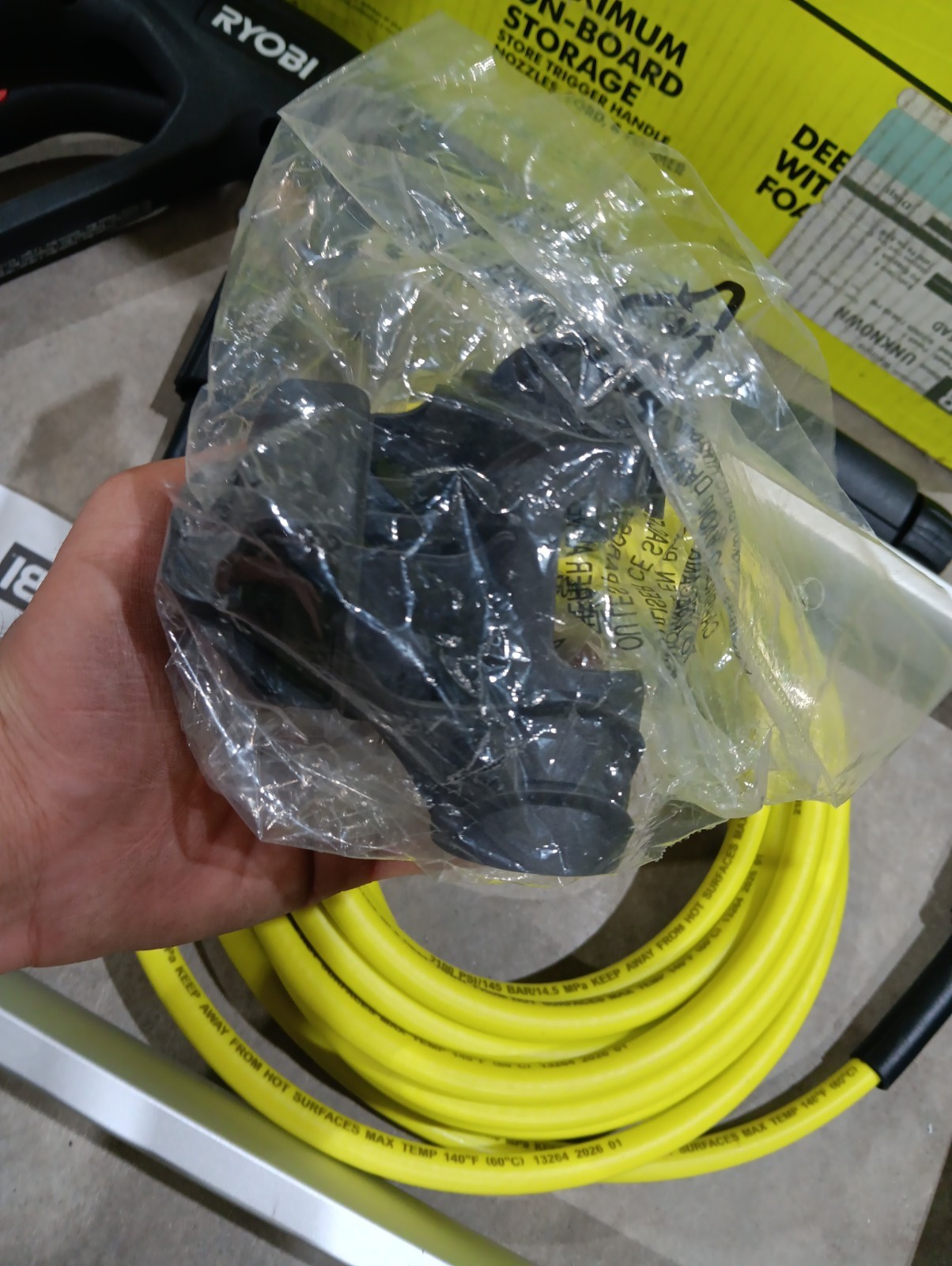 RYOBI 2100 PSI 1.2 GPM Electric Cold Water Pressure Washer RY142012 – Used Once!