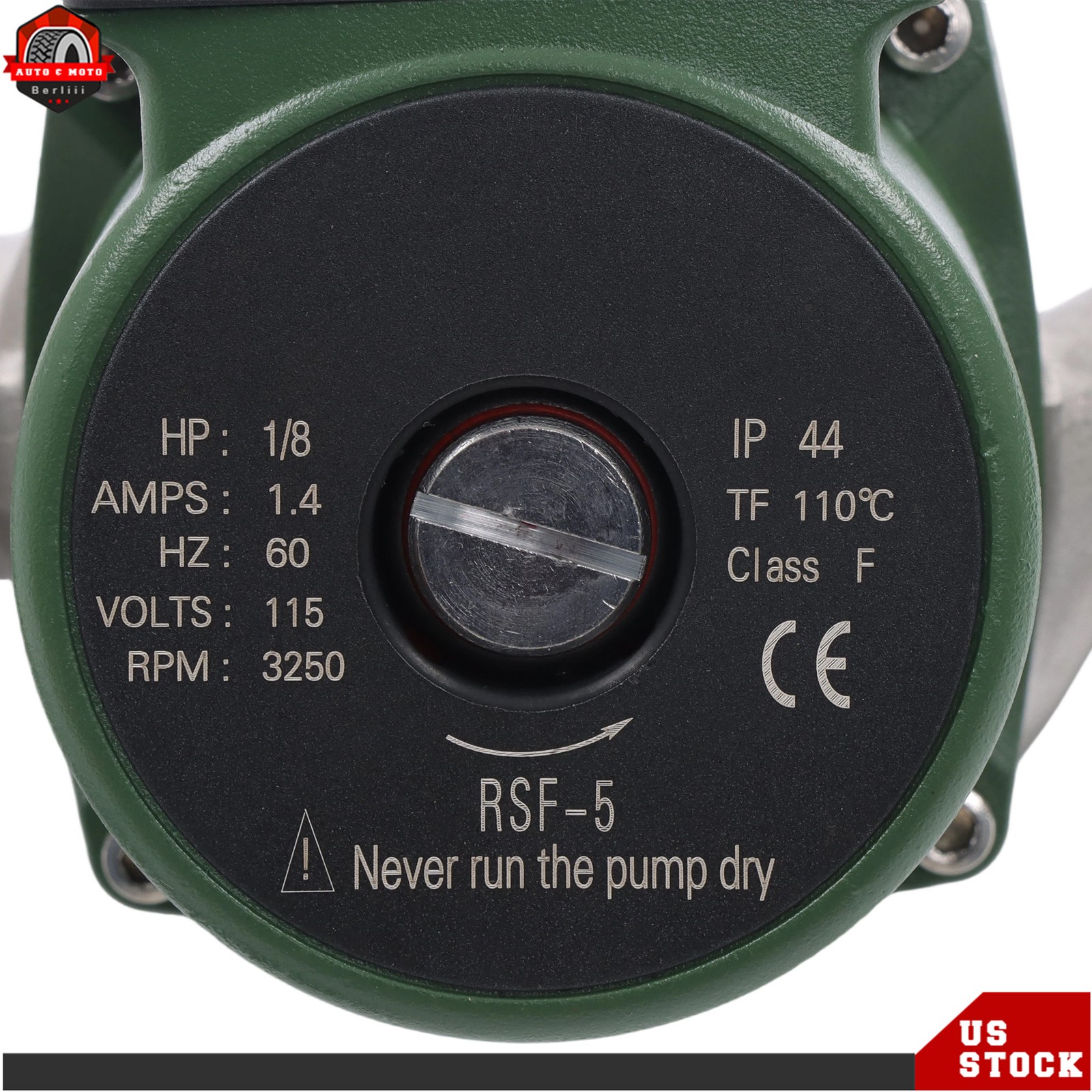 009-SF5 1/8hp Flanged High Velocity Cartridge Circulator 10GPM Circulator Pump