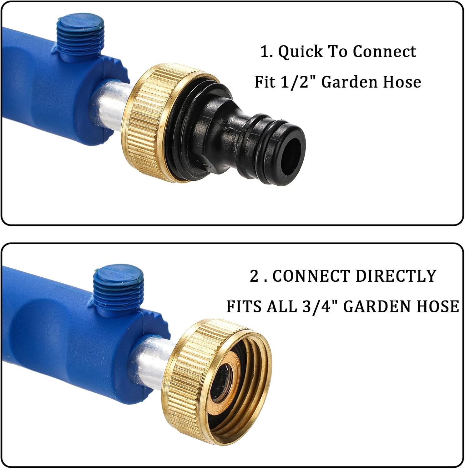 Hydro Jet High Presure Power Washer Wand Jet Nozzle Washer for Garden Hose Water