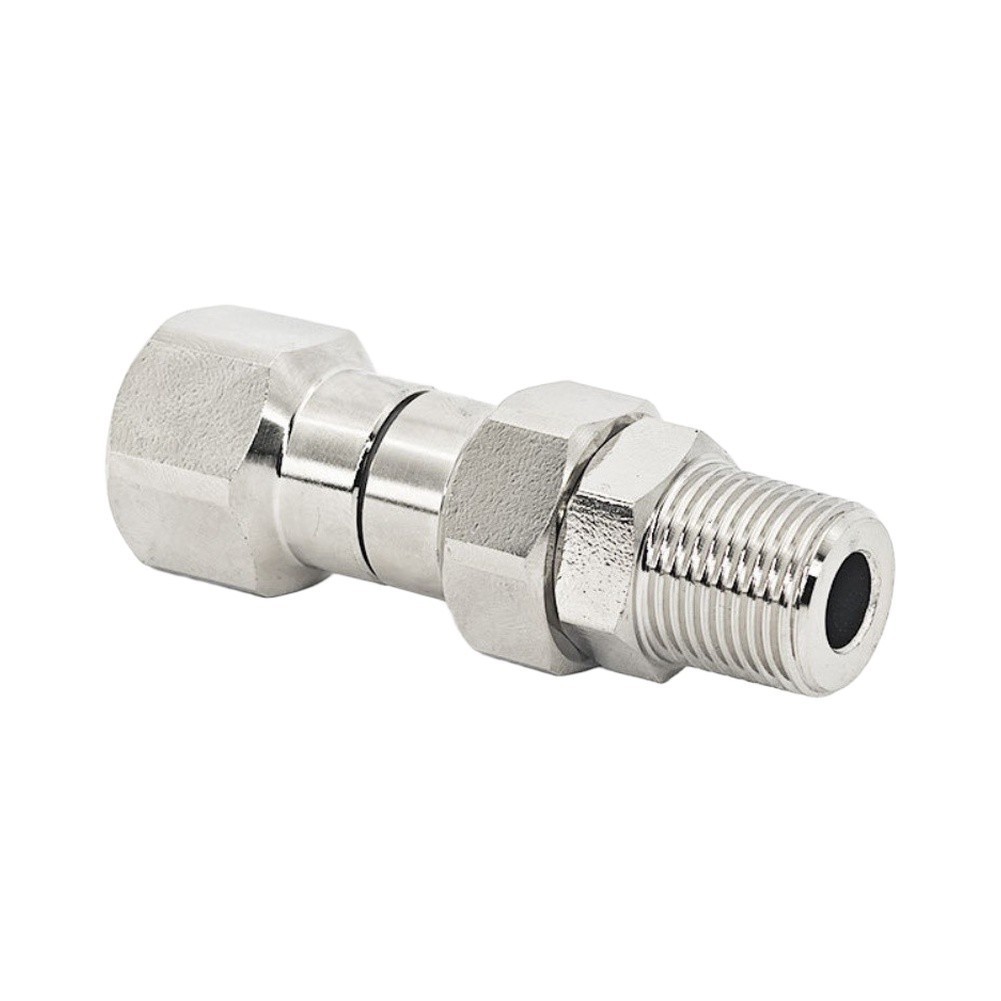 Pressure Washer Swivel Connector Stainless Steel 360 Rotation Up to 4000 PSI