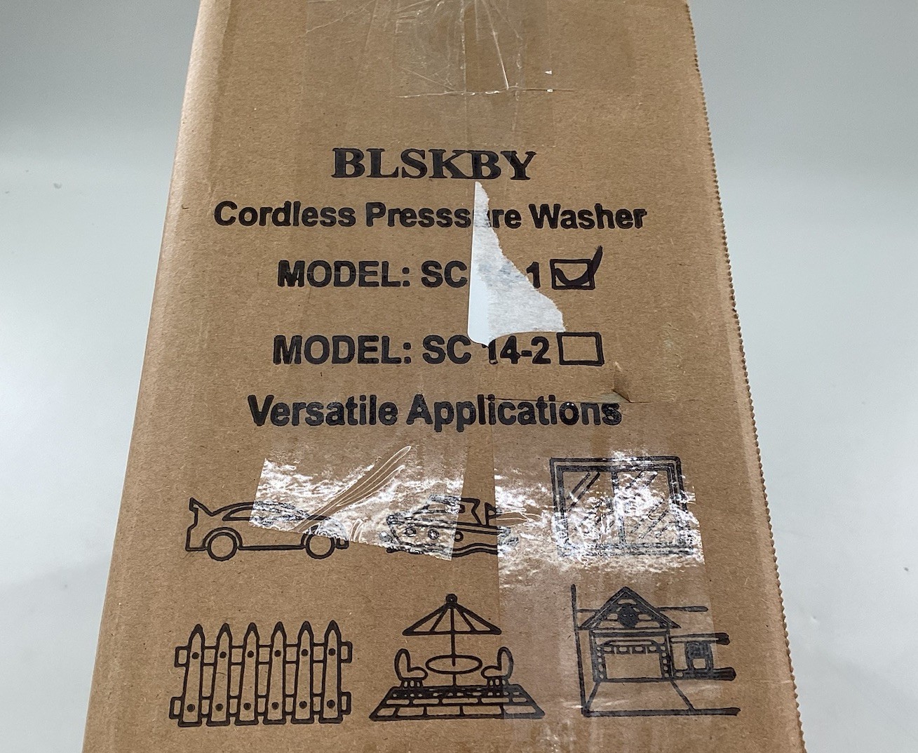 BLSKBY Cordless Power Washer Model:SC14. Z1A@CMK