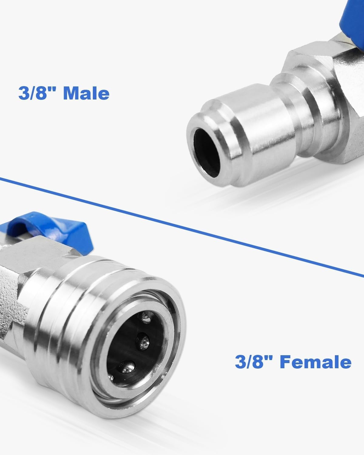 Eco-Friendly 3/8 NPT Pressure Washer Ball Valve Kit for Effortless Water Control