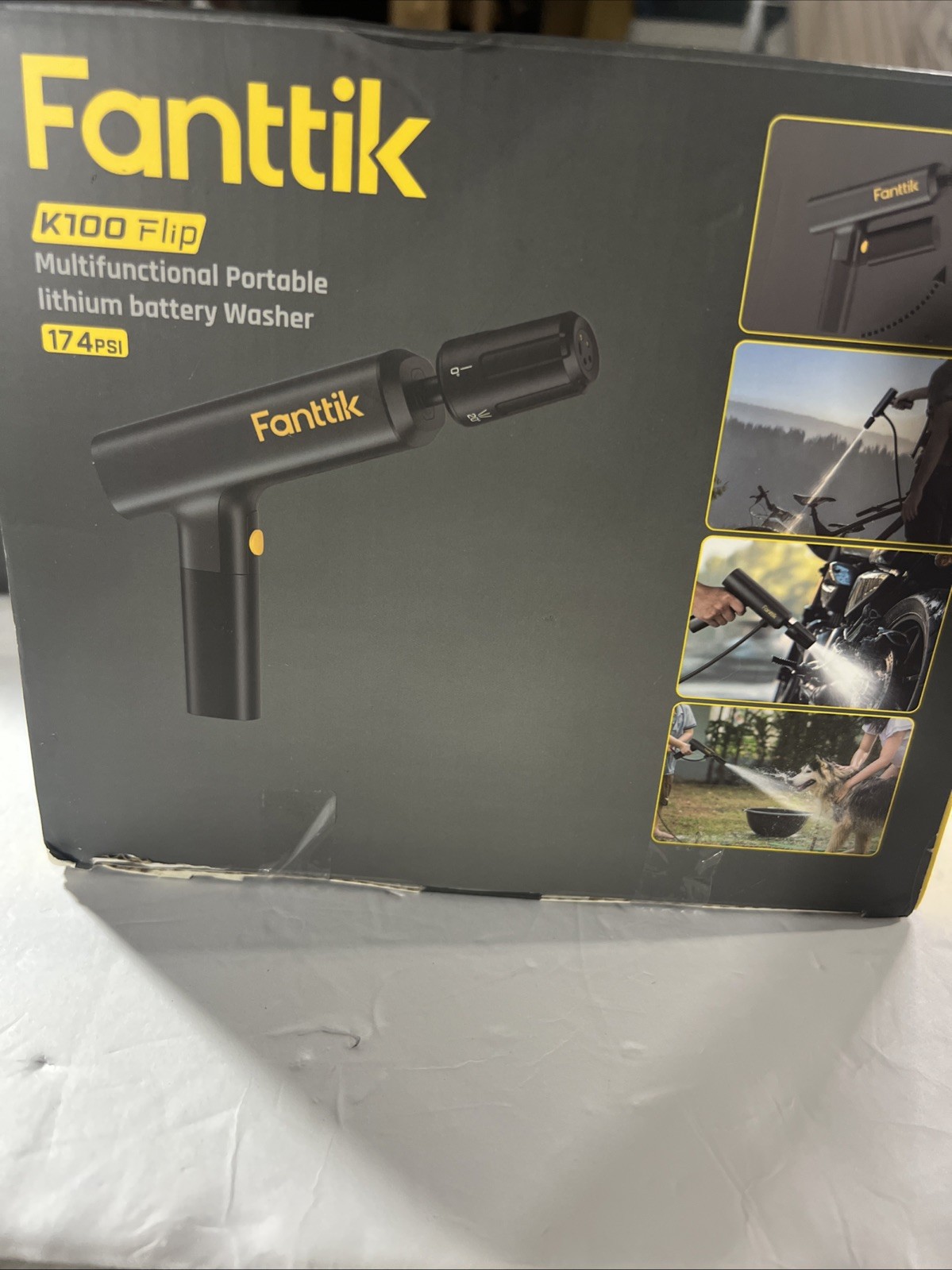 Fanttik K100 Flip Portable Cordless Sprayer Foldable Pressure Washer