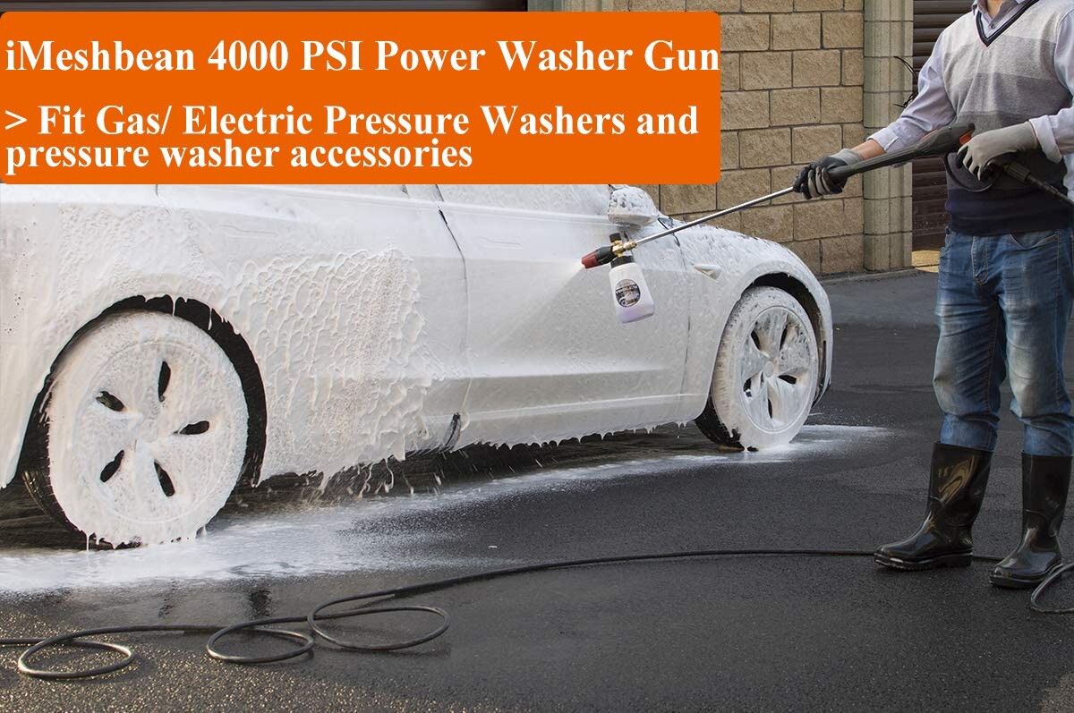 SPRAY GUN, 1 x WAND & HOSE KIT (M22) fits Troy Bilt & Generac Pressure Washers