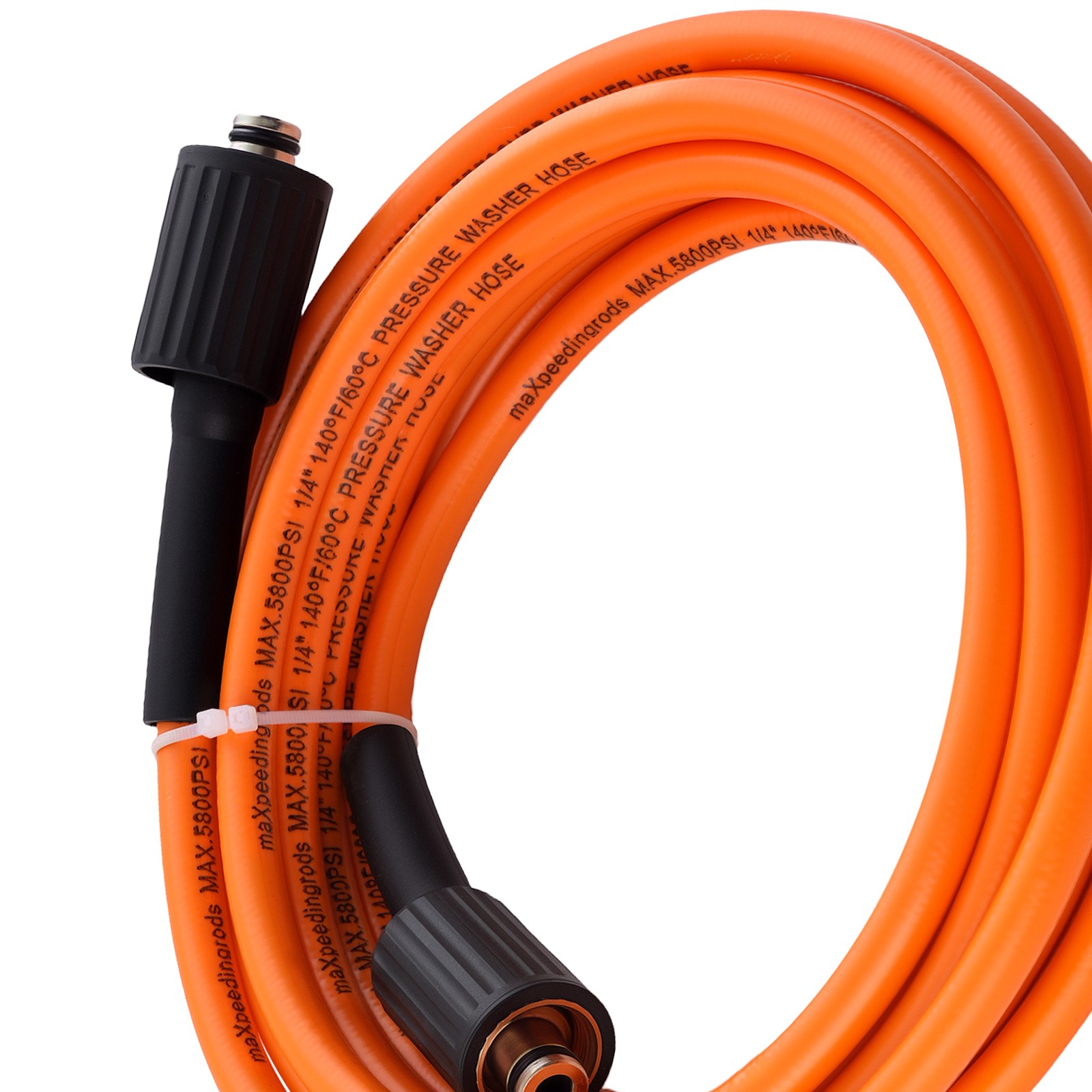 25FT Pressure Washer Hose 5800PSI 1/4″ Quick Connect Kink Resistant High Quality