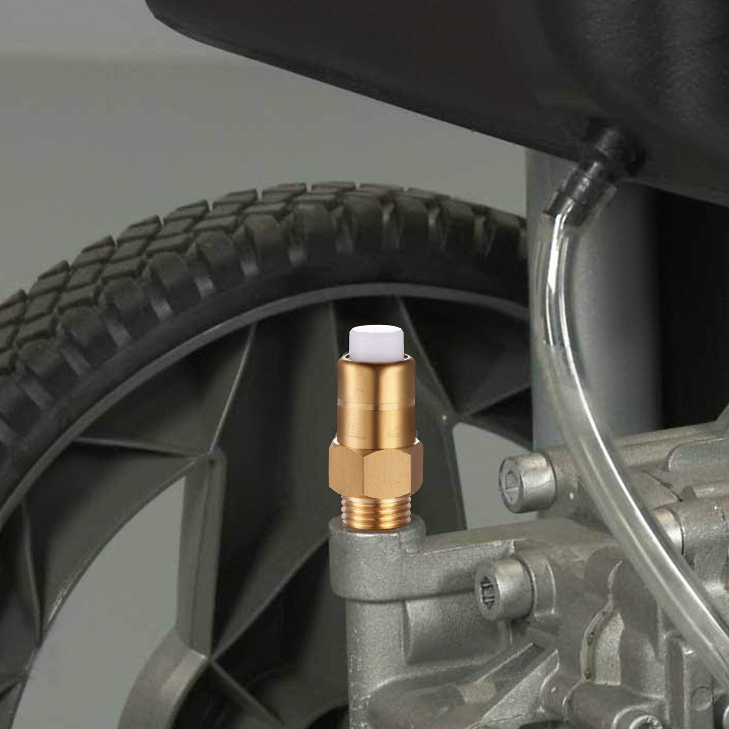 Universal 2 Pcs 1/4 in Brass Thermal Release Valve for Standard Pressure Washers