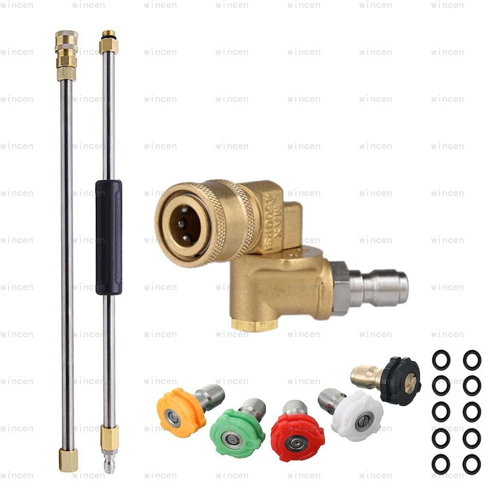 Pressure Washer Extension Wand Upgrade Power Washer Lance with Spray Nozzle Tips