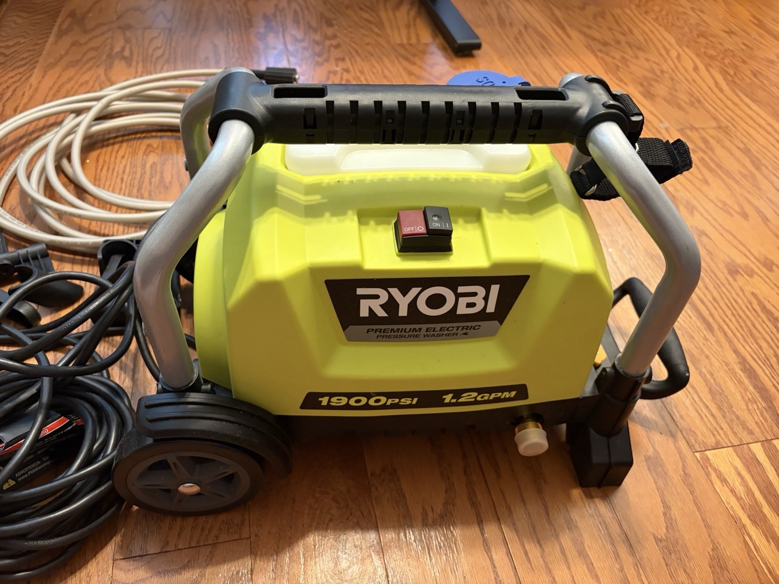 RYOBI 1900 PSI 1.2 GPM Cold Water Electric Pressure Washer