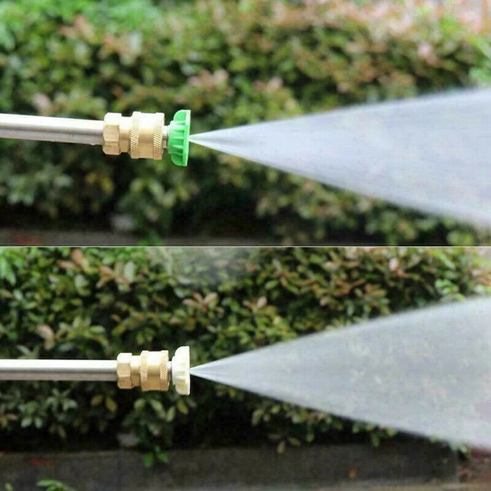 5pcs Pressure Washer Spray Tips Nozzles High Power Kit Quick Connect 1/4″ Set