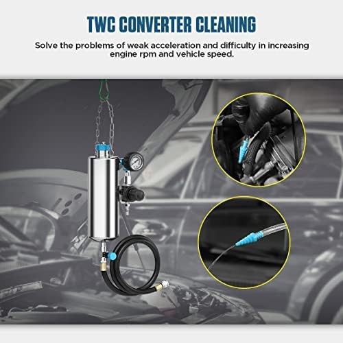 Fuel Injector Cleaner Tool Kit 1000ML 150PSI Disassembly-Free Fuel Injection Sys
