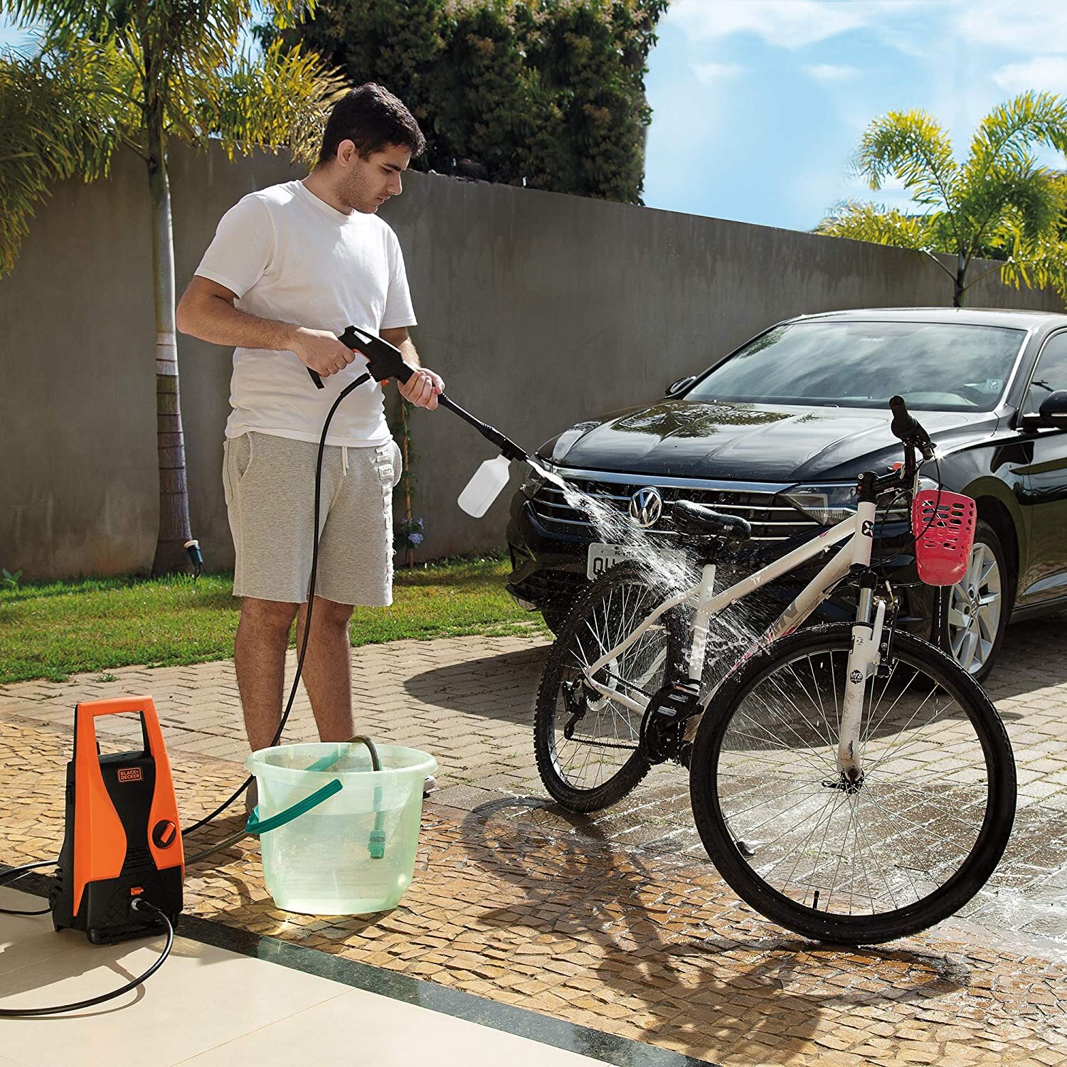 BLACK+DECKER PW1450TD 1400Watt 105 Bar, 7.1 L/Min Flow Rate Pressure Washer