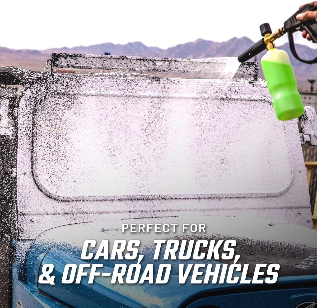 Slick Products Pressure Washer Foam Cannon High Foaming Car Wash Soap Blaster