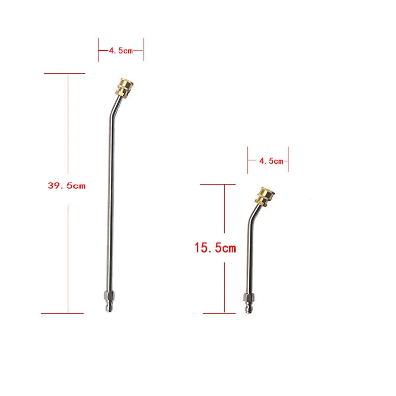 Pressure Washer Extension Rod Lance Set 4000PSI Spray Gun with 1/4 Inch Quick Co
