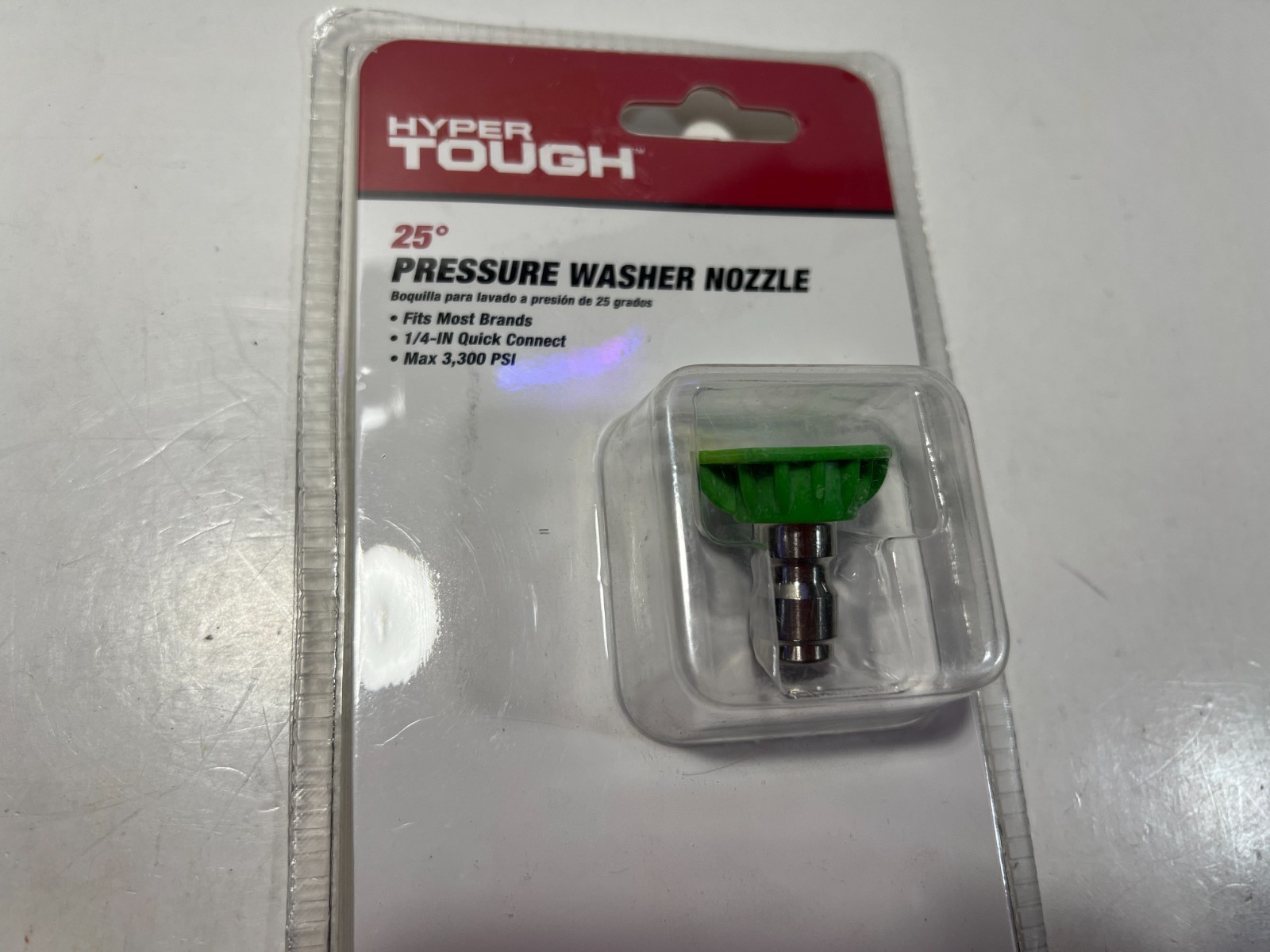 Hyper Tough 25 Degree Pressure Washer Nozzle 1/4″ Quick Connect