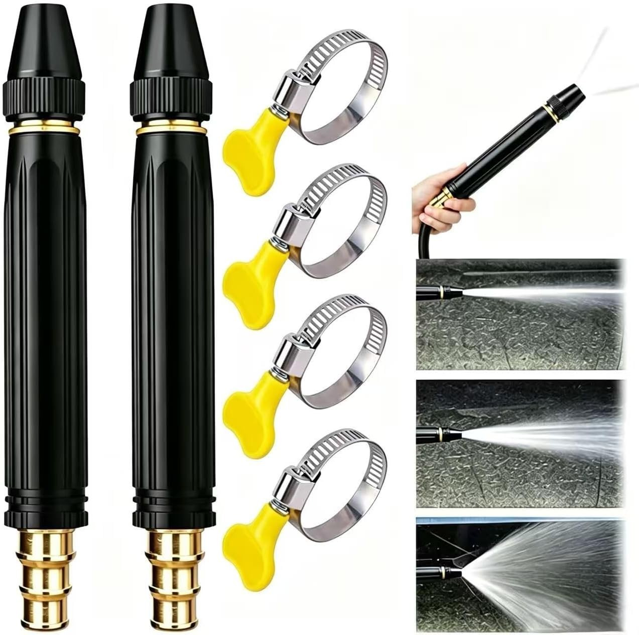 High Pressure Car Wash Gun, 3 Adjustable Spray Modes | Ideal for Car Washing,…
