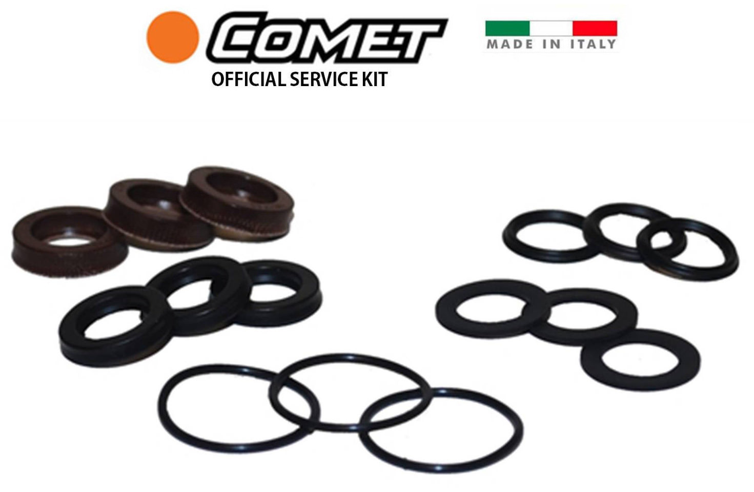 Comet Pump 5019.0077.00 Seal Kit Hp Axd OE made in Italy (3 sets) 5019007700
