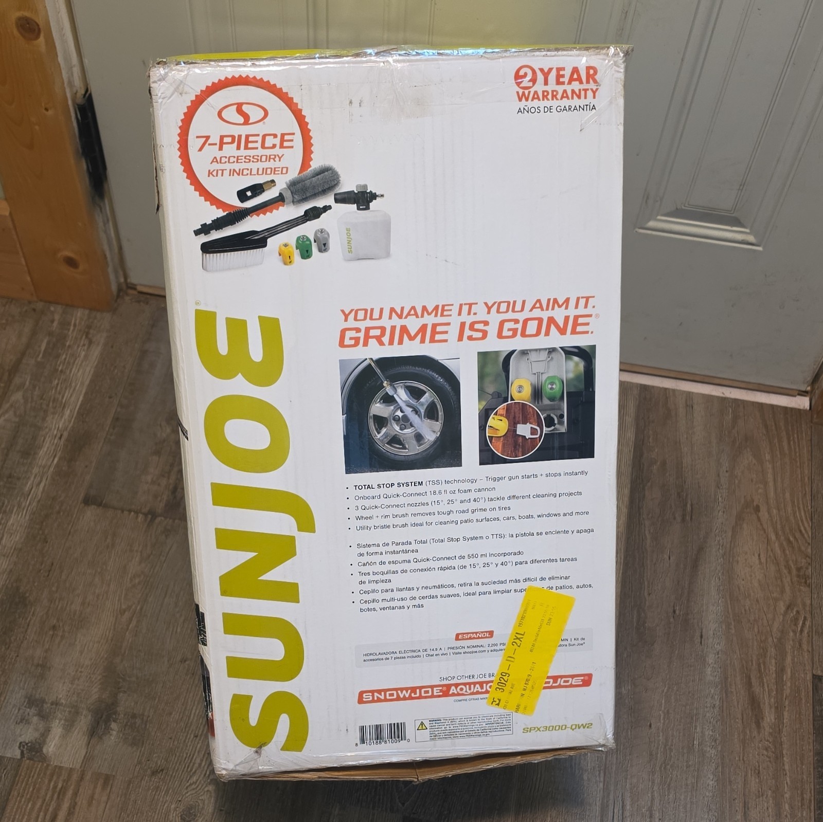 Sun Joe SPX3000-QW2 2200 PSI Corded Electric Pressure Washer w/ Foam Cannon