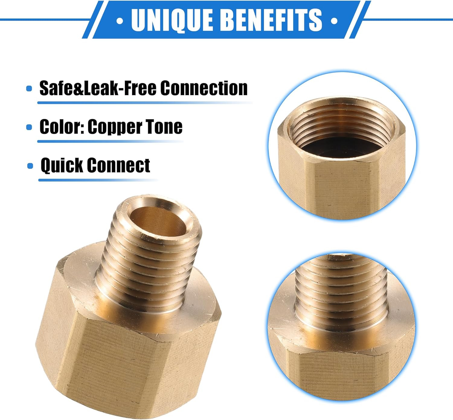 Pressure Washer Connector M22x1.5 to 9mm M14x1.5 Male and Female Adapter Bras…