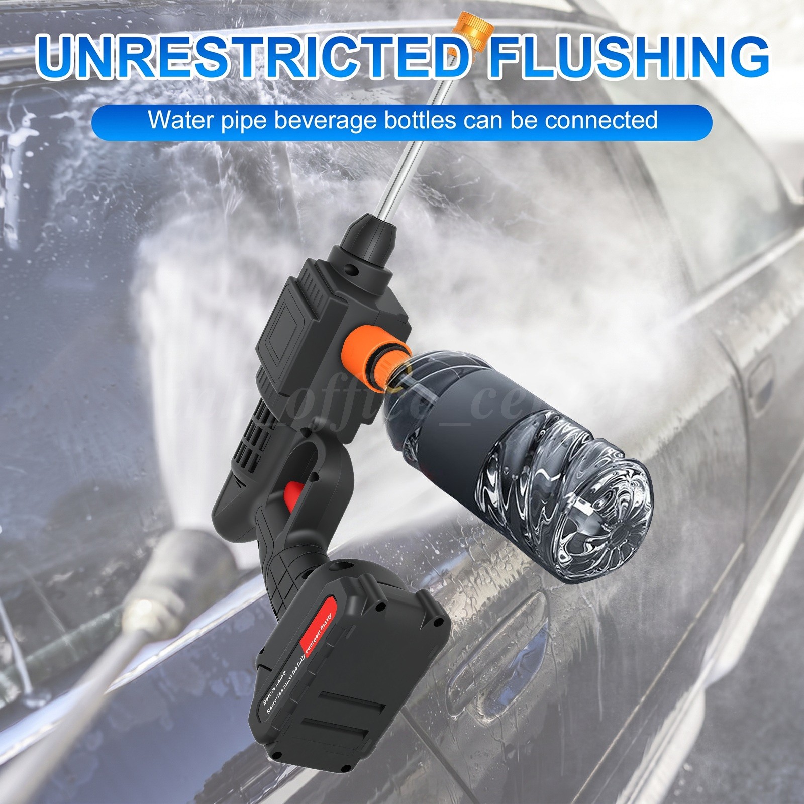 Portable Wireless High Pressure Car Washing Cleaner Cleaning Machine Water Gun
