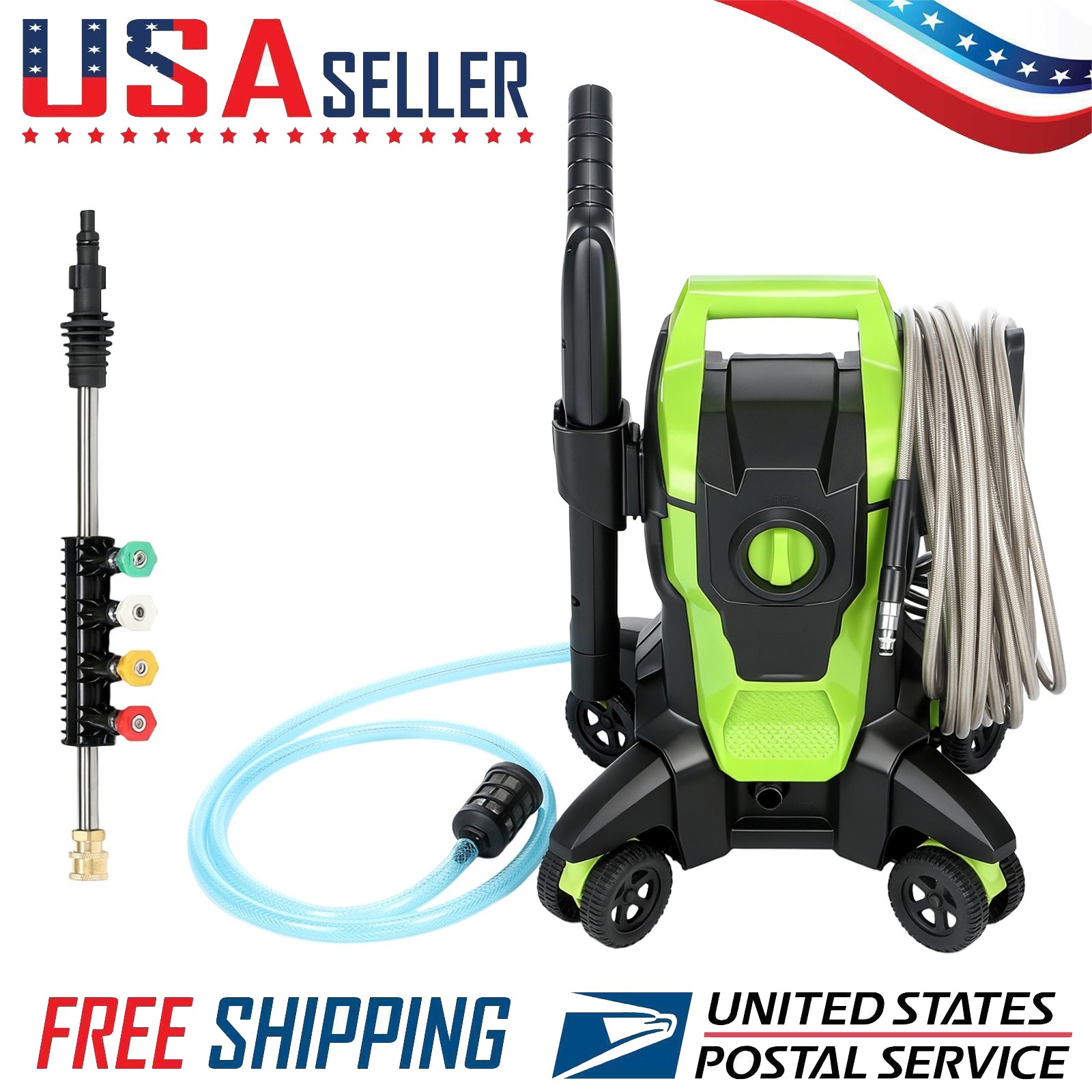 electric power washer adjustable nozzle washer electric pressure washer