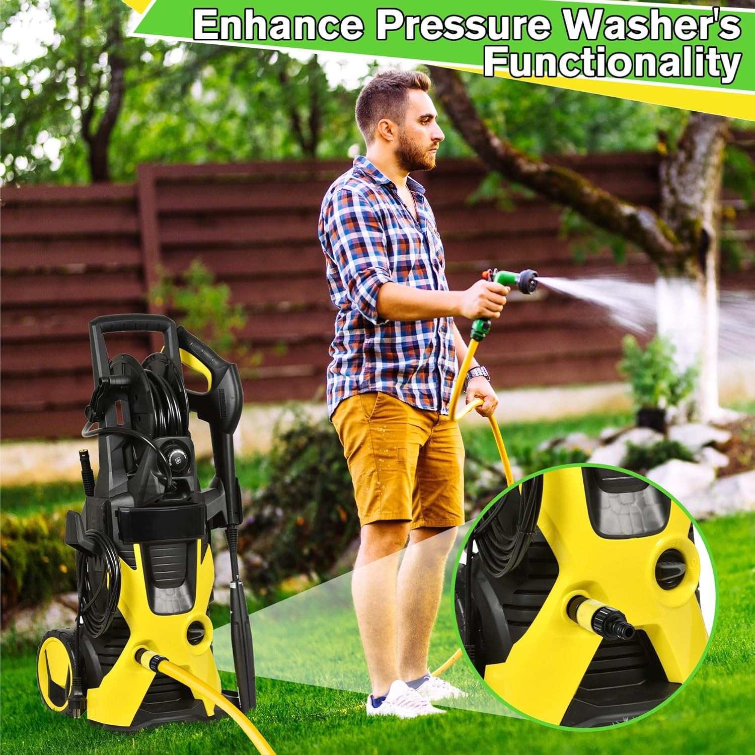 Karcher Pressure Washer Hose Adapter Kit for K1-K5 & G220-G4000 Series