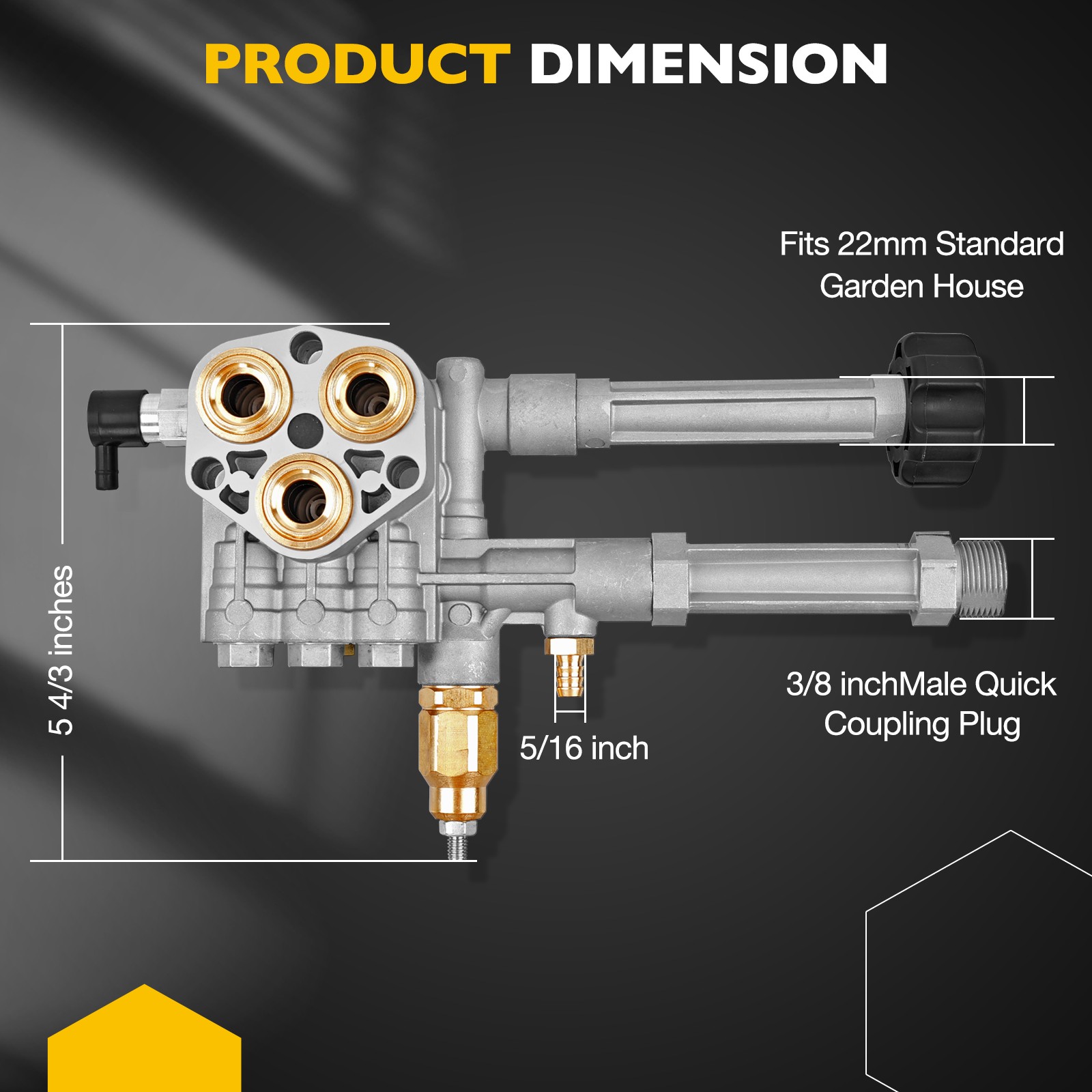 Complete Pump Head For Annovi Reverberi SRMW2.3G28 & SRMW2.4G28 Model Pump 43361