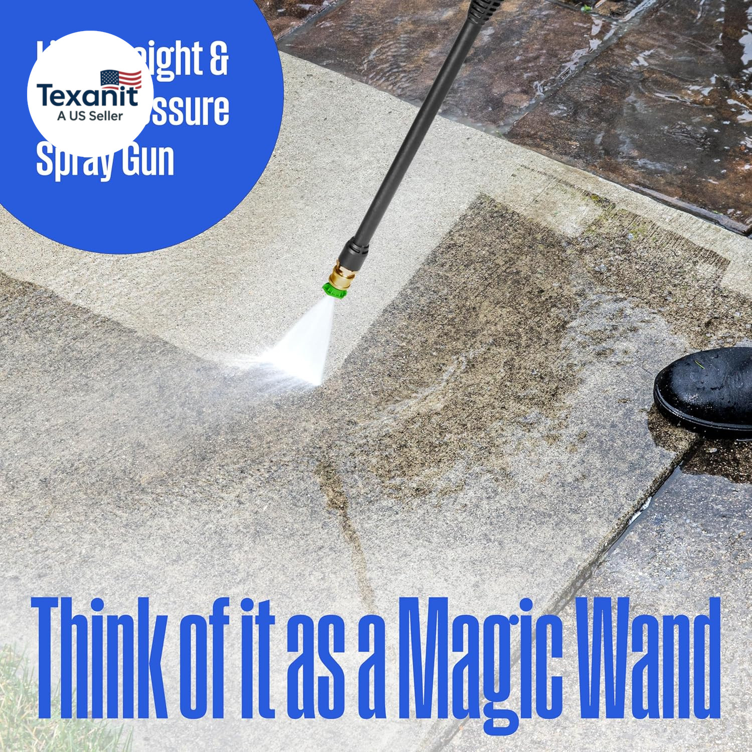 Epx3050 Electric Pressure Washer, 2100 Max PSI 1.76 Max GPM with Foam Cannon and