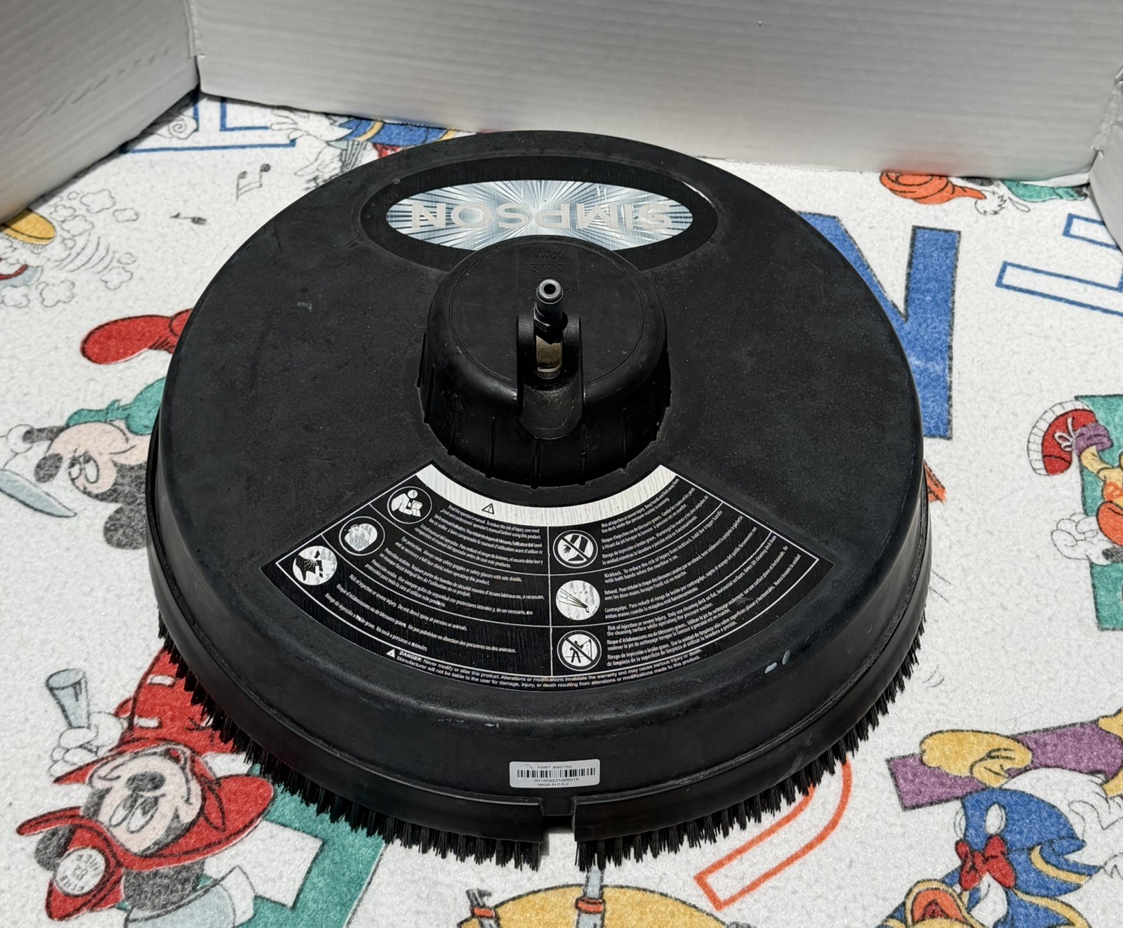 Simpson Pressure Washer ” Surface cleaner 1/4″ Quick Connection 3700 PSI 80165 1