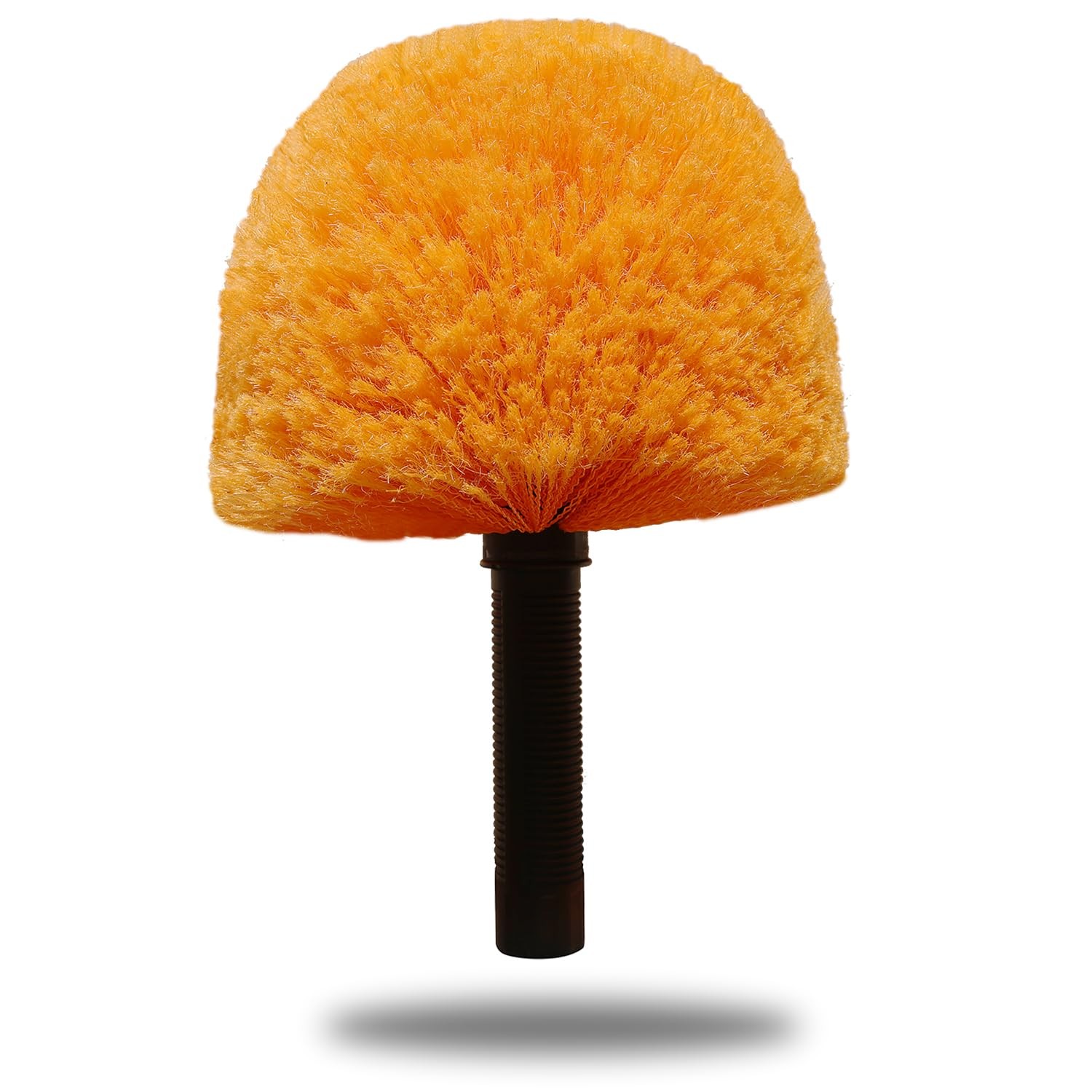 Tonmp Orange Twist-On Cobweb Duster Head Brush, Fits Standard 3/4 inch