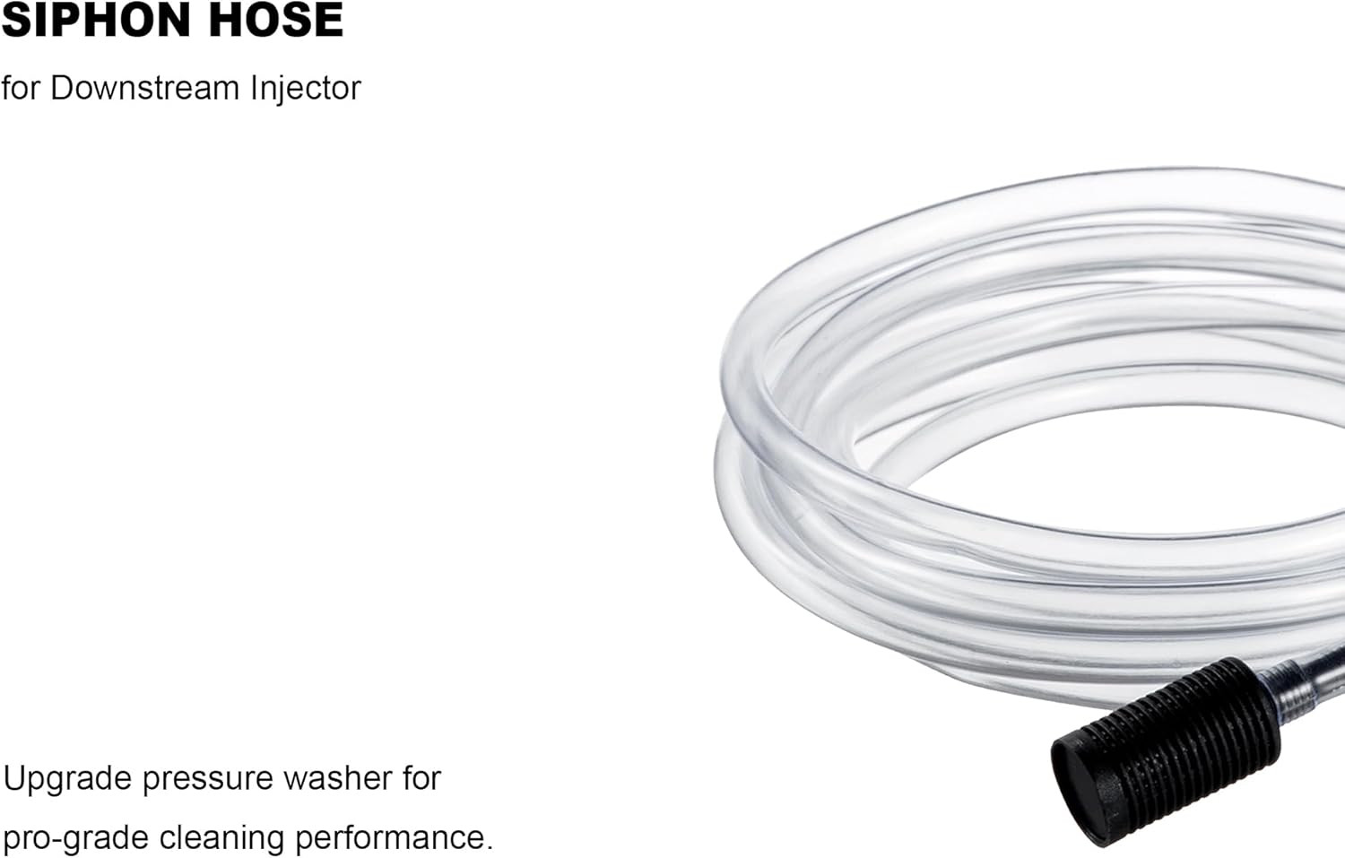 Pressure Washer Siphon Hose for Downstream Injector, Power Washer Soap Dispenser