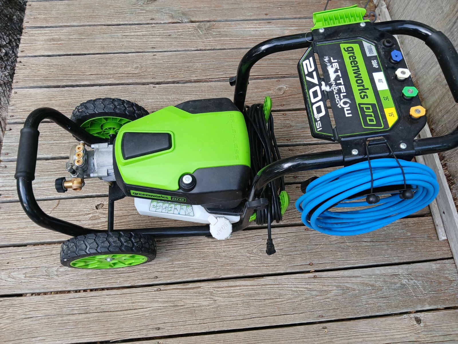 Greenworks Pro 2700 PSI 2.3-GPM Cold Water Electric Pressure Washer (Used Twice)