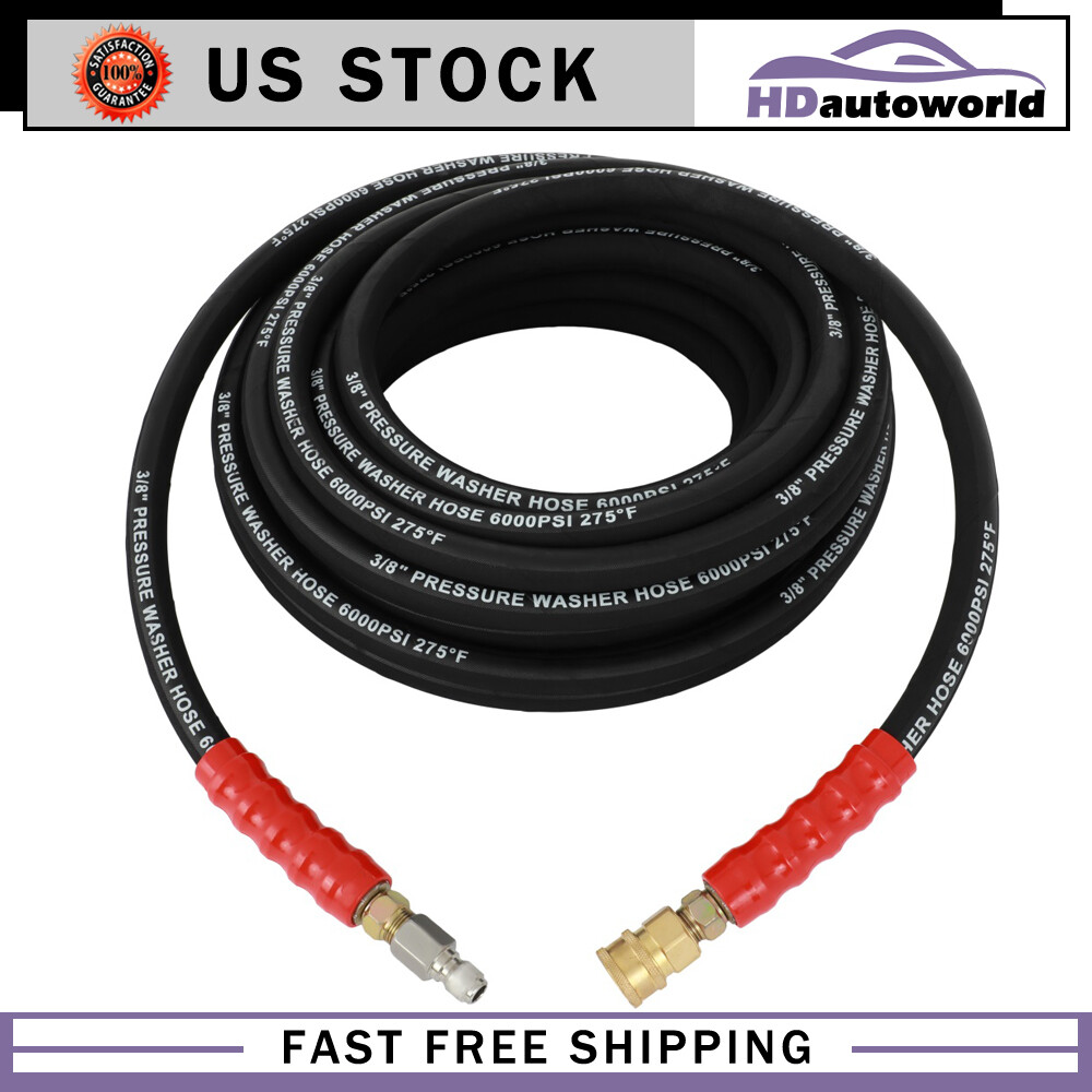 High Quality 6000 PSI 3/8″ Non-Marking R2 Rating 50ft for Pressure Washer Hose